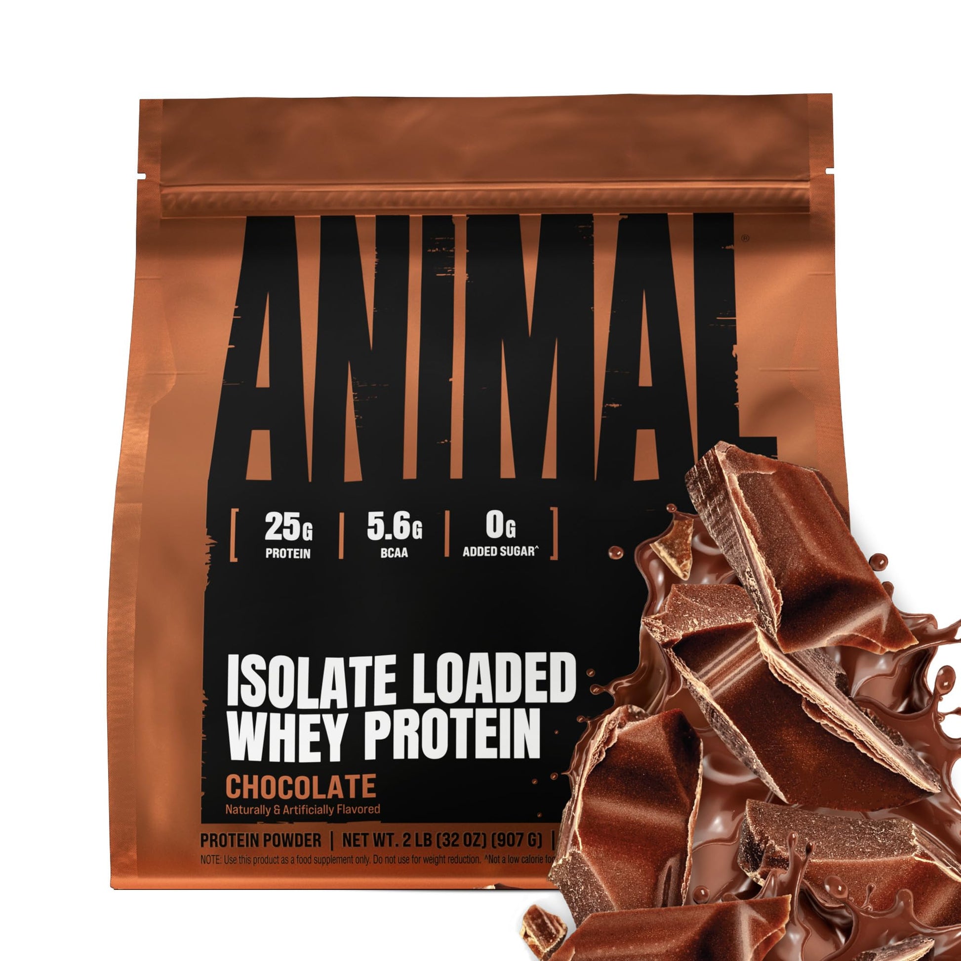 Animal Whey Isolate Protein Powder, 32 Servings, Chocolate