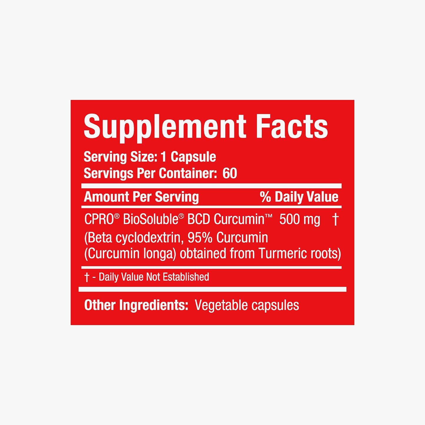 curcuminpro Complete BCD Capsule 60 Count