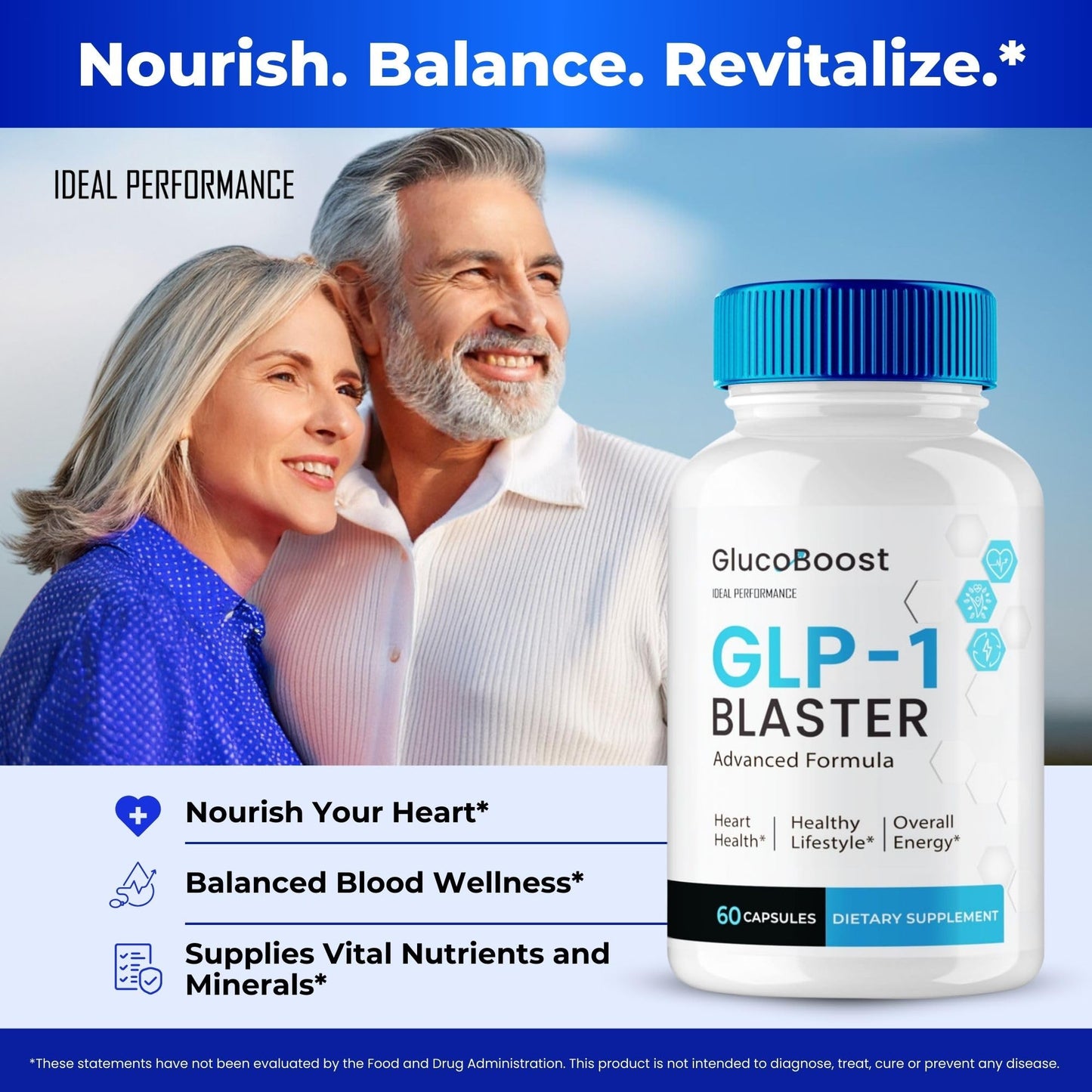 IDEAL PERFORMANCE GlucoBoost Capsules, 60 Count