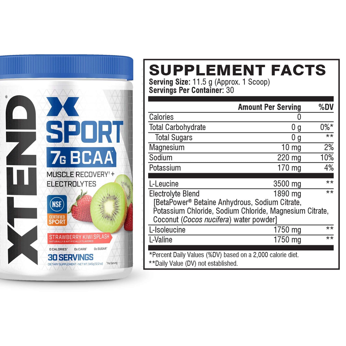 XTEND Sport BCAA Powder 2-Pack, 60 Servings