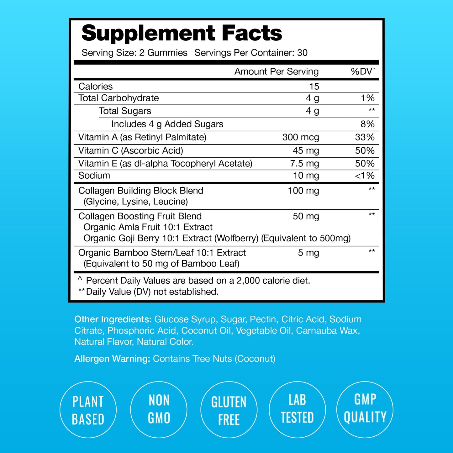 NutraChamps Biotin and Collagen Boosting Gummies, 120 Gummies