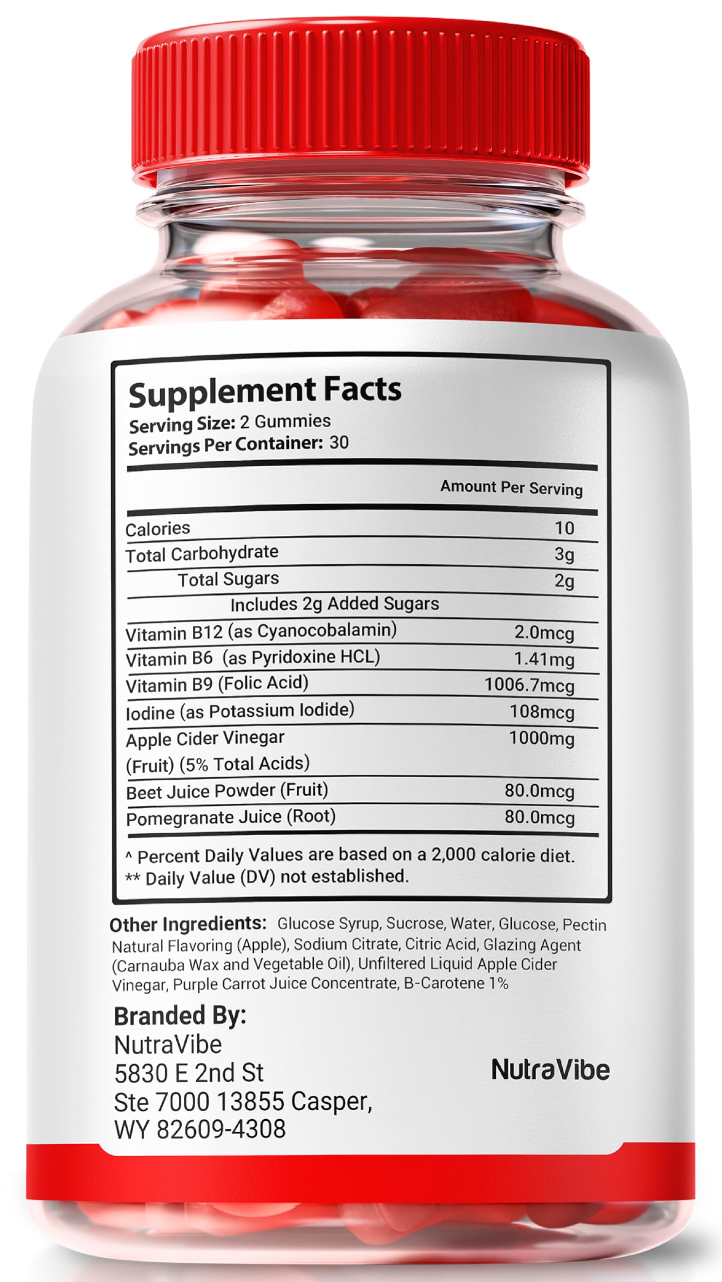 NutraVibe KetoPhoria Keto+ACV Gummies for Weight Loss Gummies, 120 Gummies