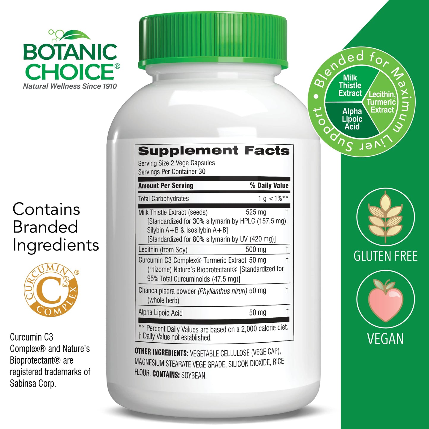 Botanic Choice Liver 10 Complex Capsule 60 Count