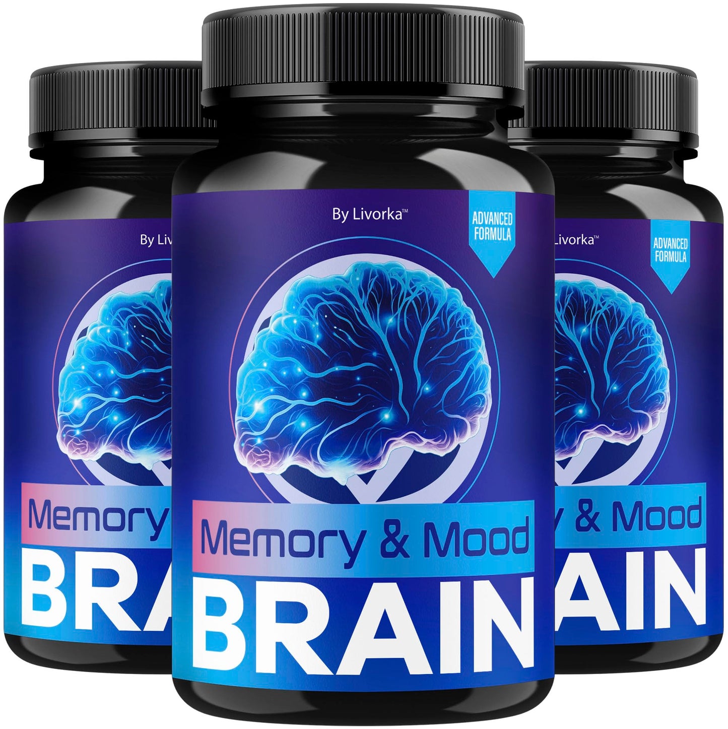 LIVORKA Memory Mood and Brain Capsules 180 Capsules