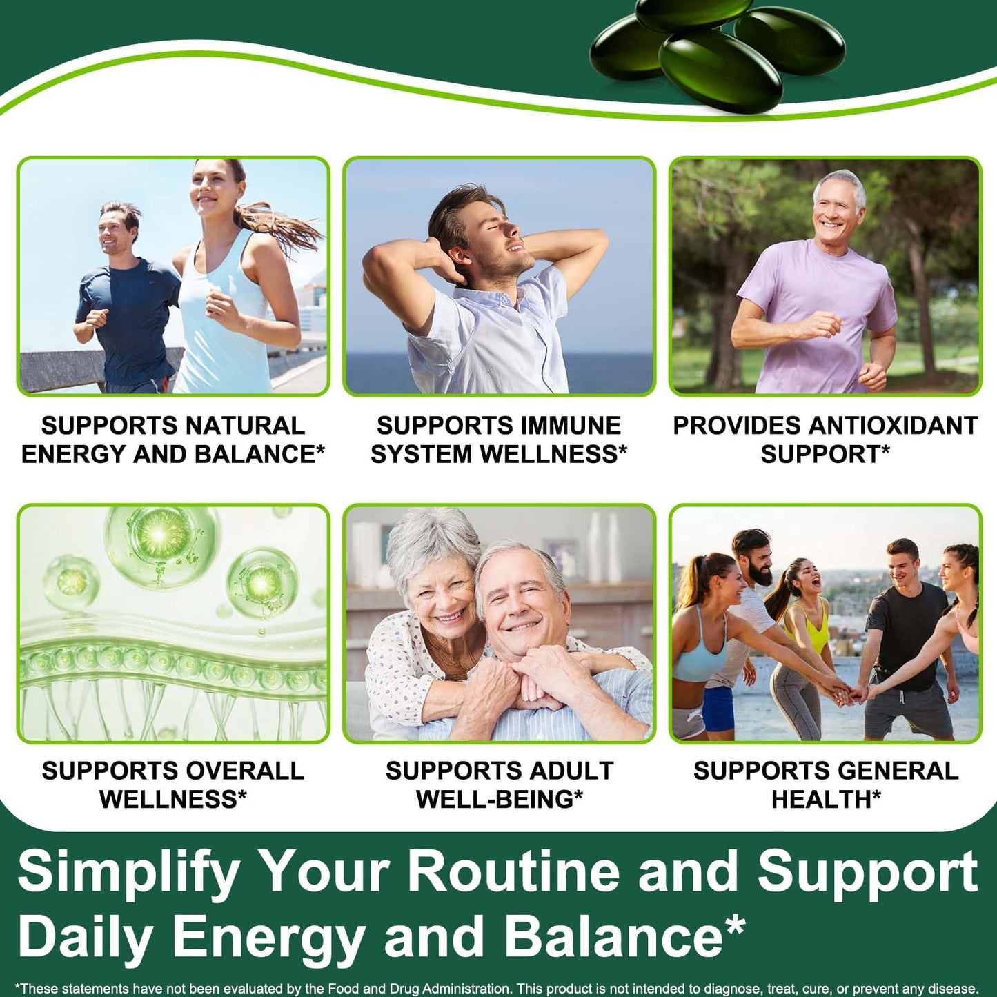 VOGSIG Spirulina Chlorella Softgels 300