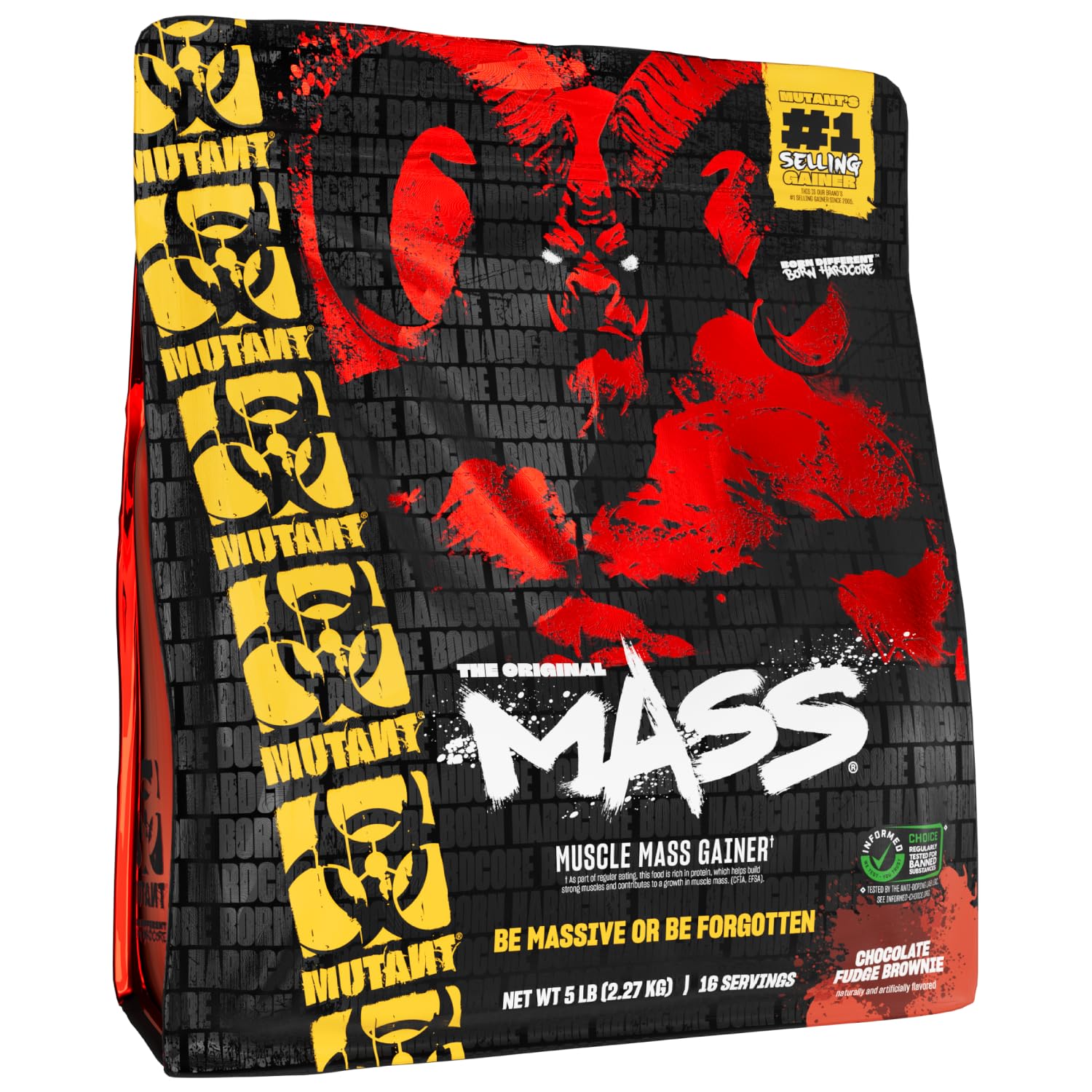Mutant Mass Weight Gainer Protein Powder, 5 Pound, 80 Servings