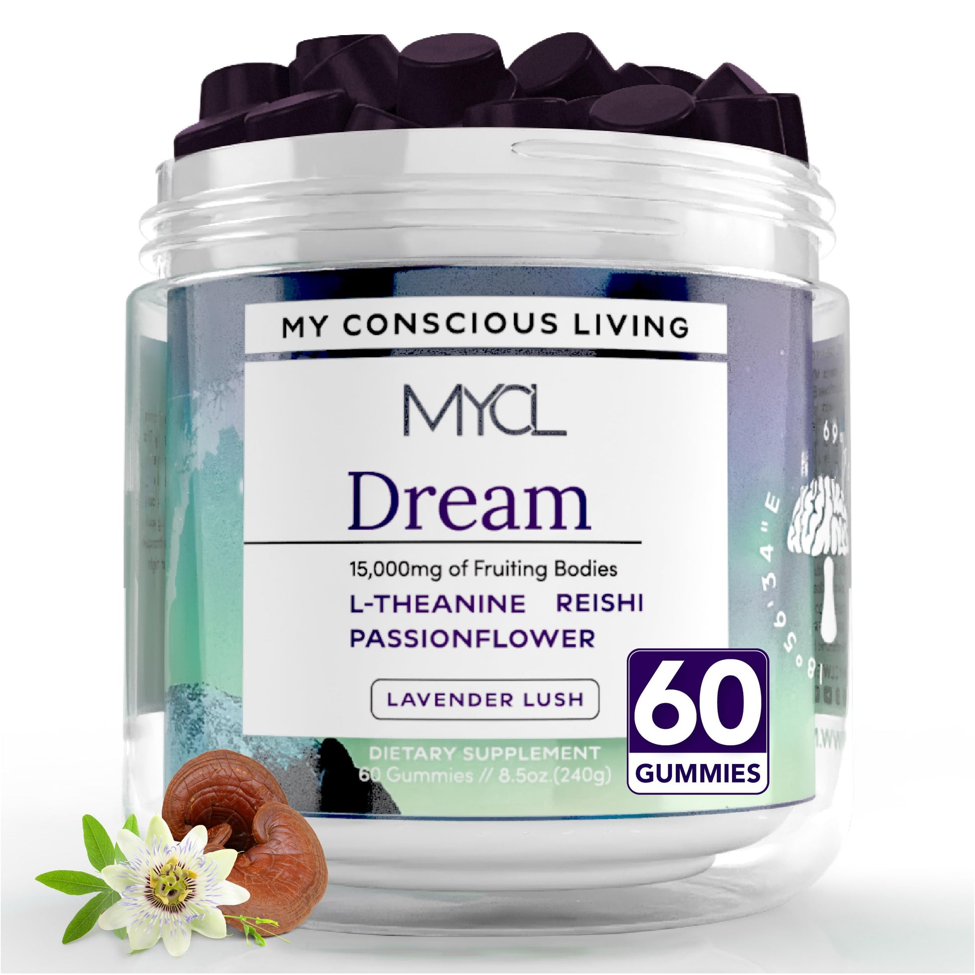 MYCL Dream Mushroom Gummies 60 Gummies