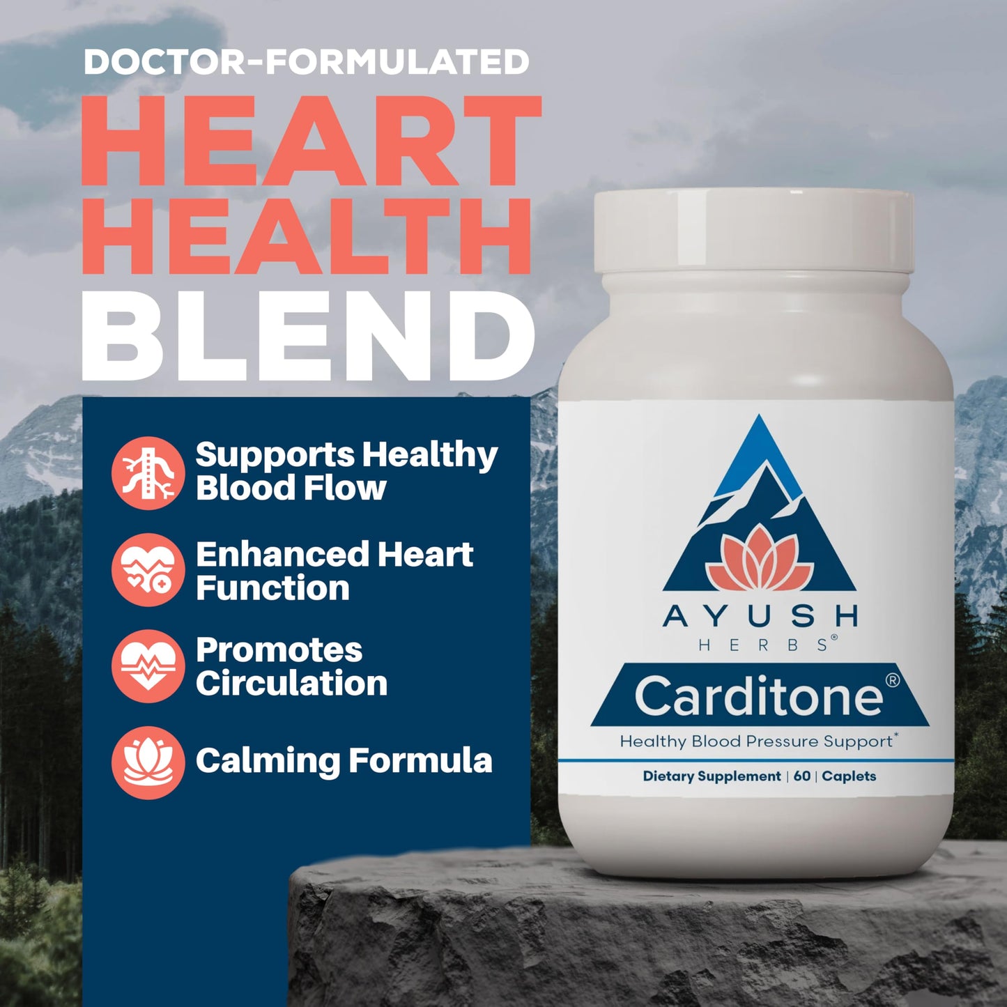Ayush Herbs Carditone 120 Capsules