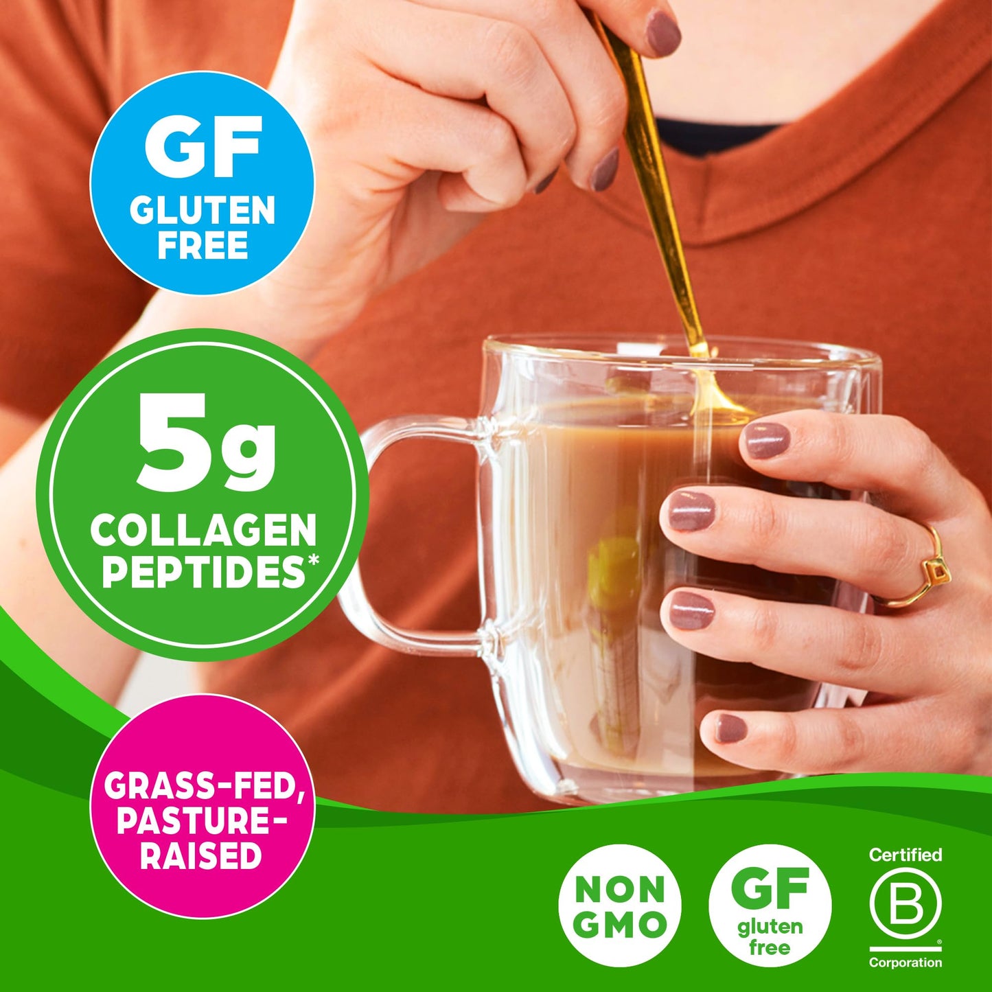 Orgain Hydrolyzed Collagen Peptides Powder 25 Count