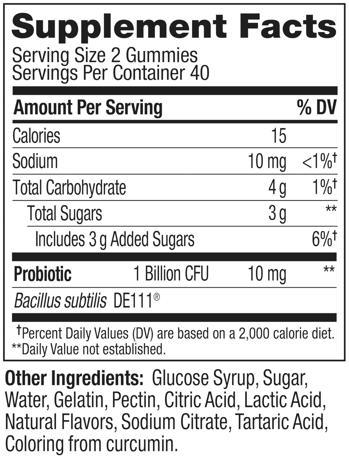 OLLY Probiotic Gummy 50 Count