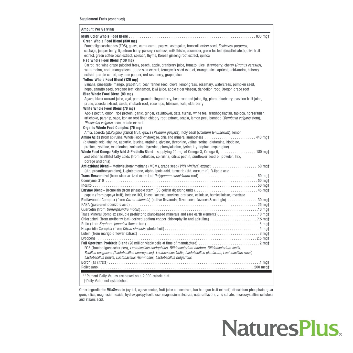 NaturesPlus Source of Life GOLD Chewables 90 Count