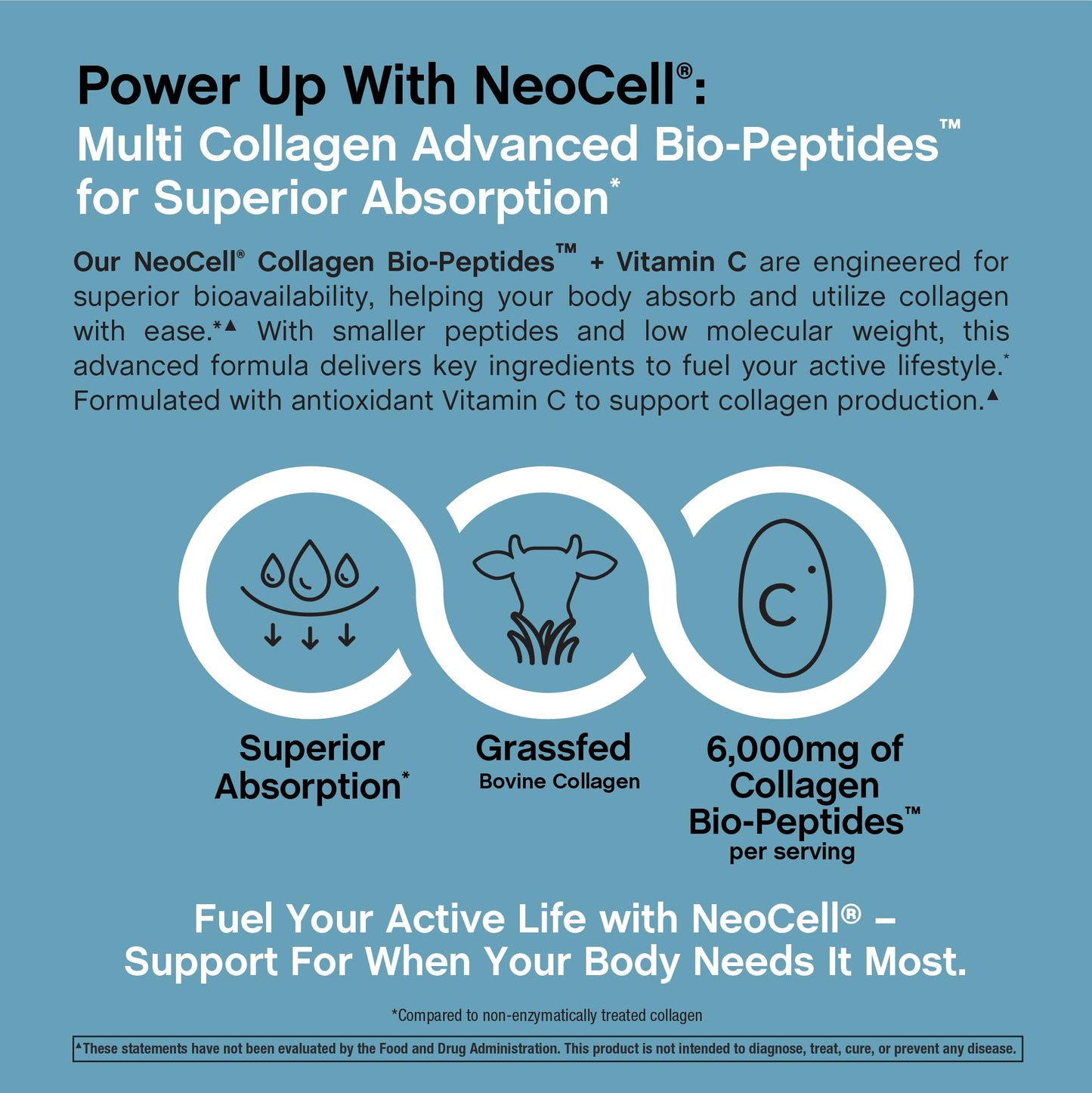 NeoCell Collagen Peptides 400 Tablets