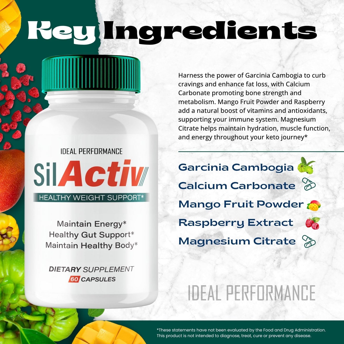 IDEAL PERFORMANCE SilActiv Capsules 300 Capsules