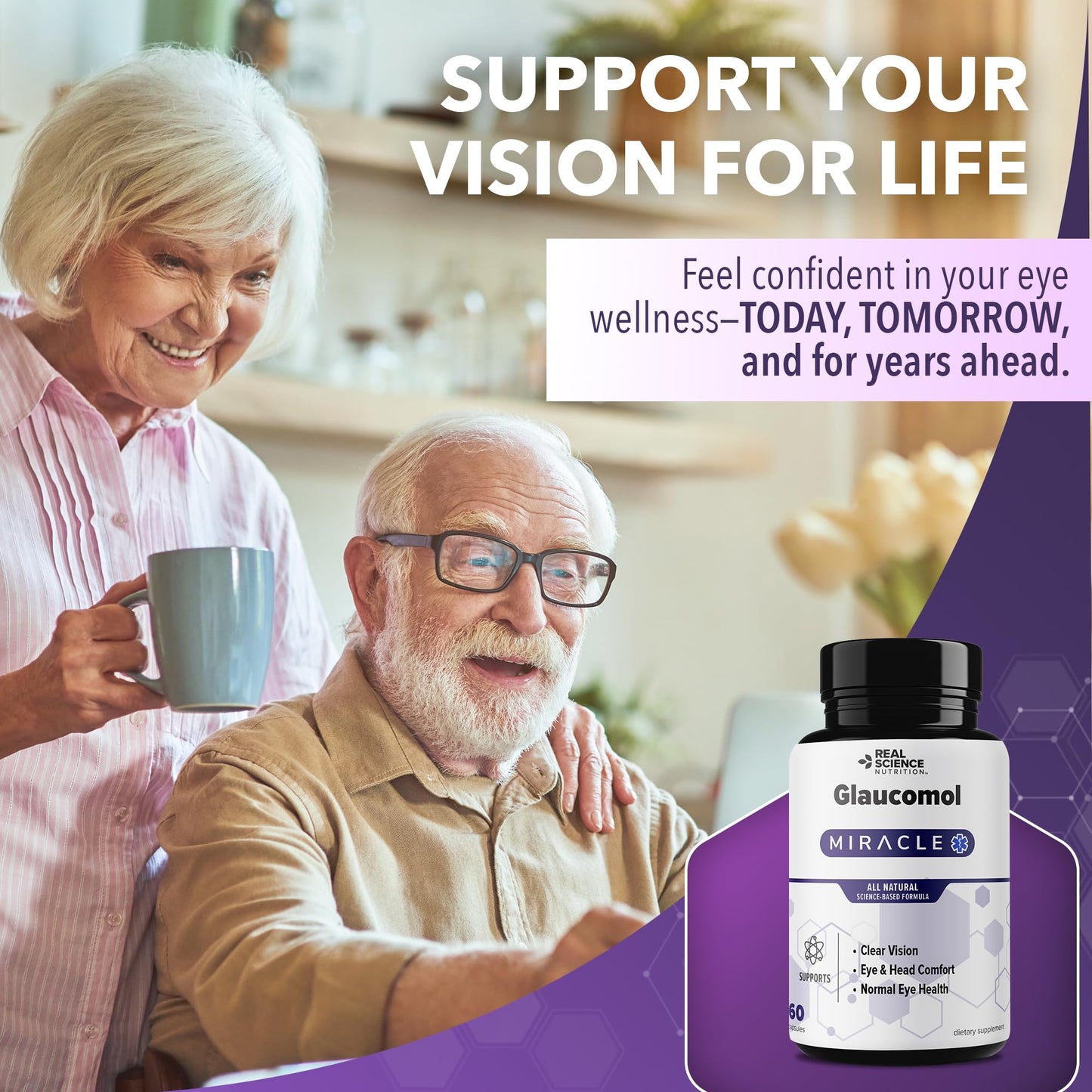 Real Science Nutrition Glaucomol Miracle Capsule 60 Count
