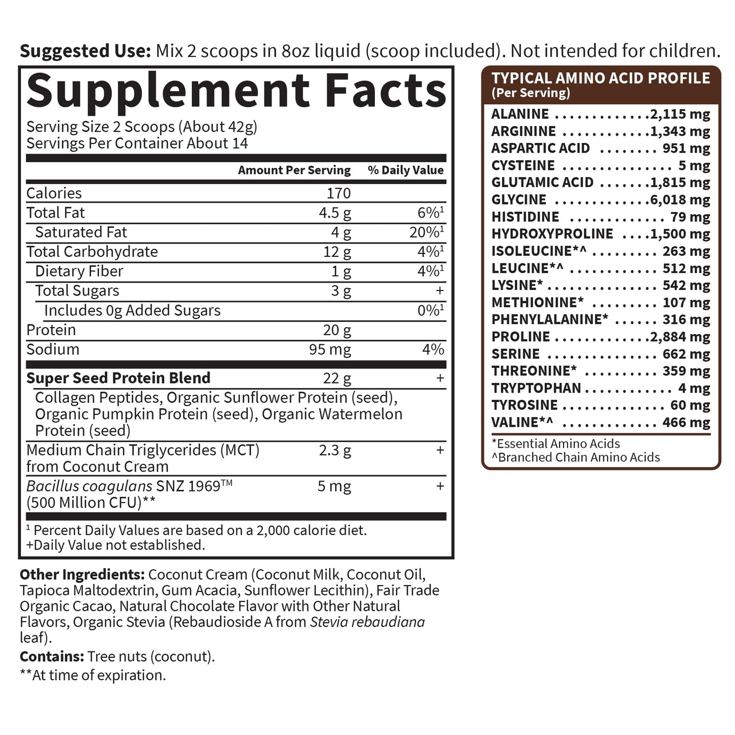 Garden of Life Grass Fed Collagen Protein Powder - Chocolate, 1.3 lb