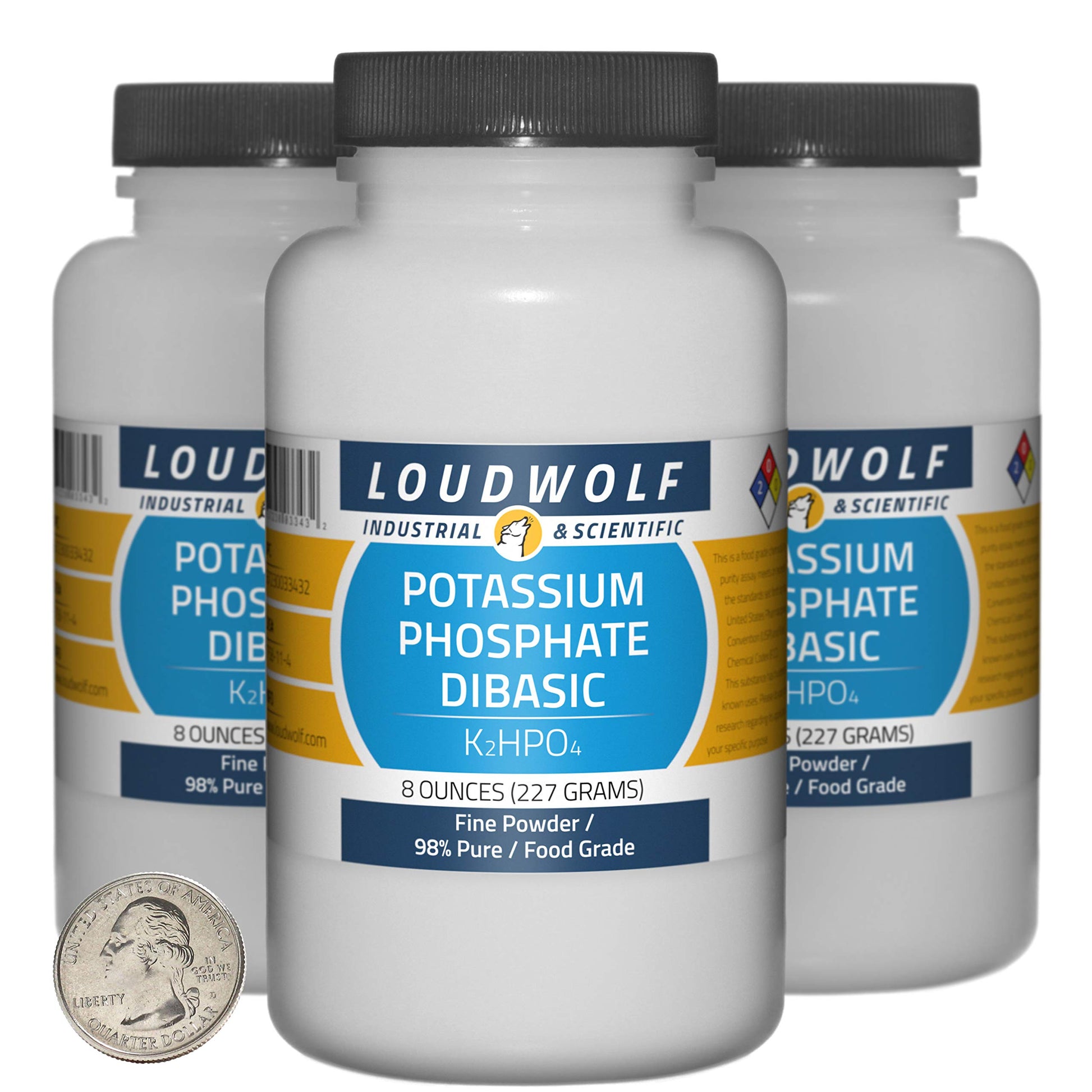 Loudwolf Potassium Phosphate Dibasic Powder 24 Ounces