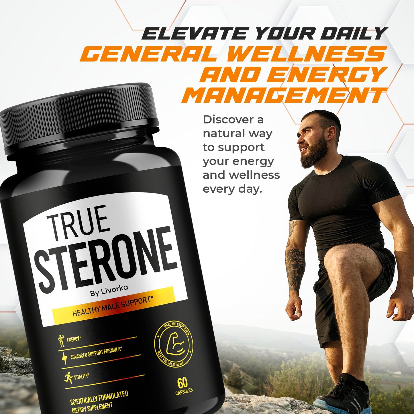 LIVORKA True Sterone Capsules 120 Capsules