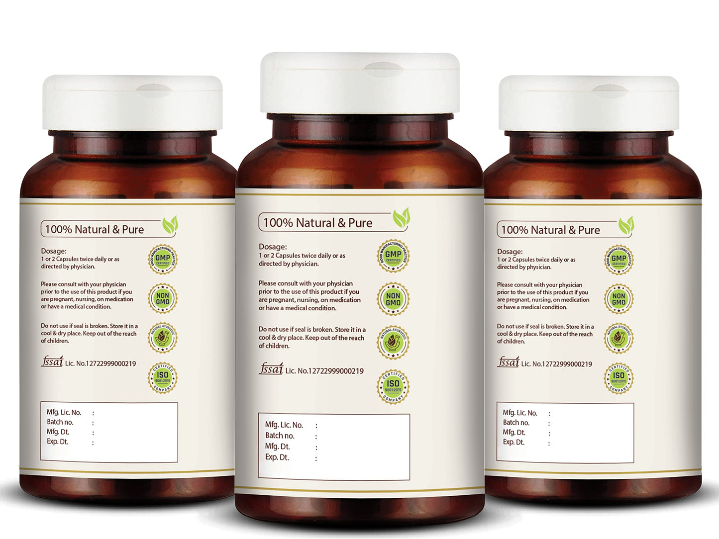 VEDIKROOTS Ashwagandha Capsules for Strength, Performance and Stress Relief, 1 Capsule