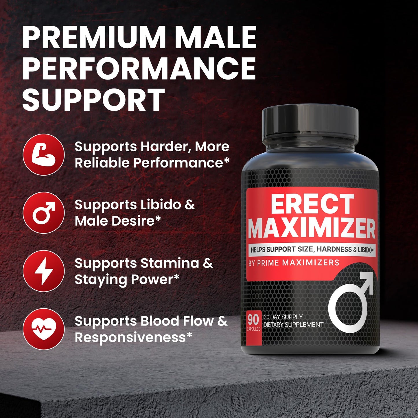 Prime Maximizers Premium Male Enhancement 90 Capsules