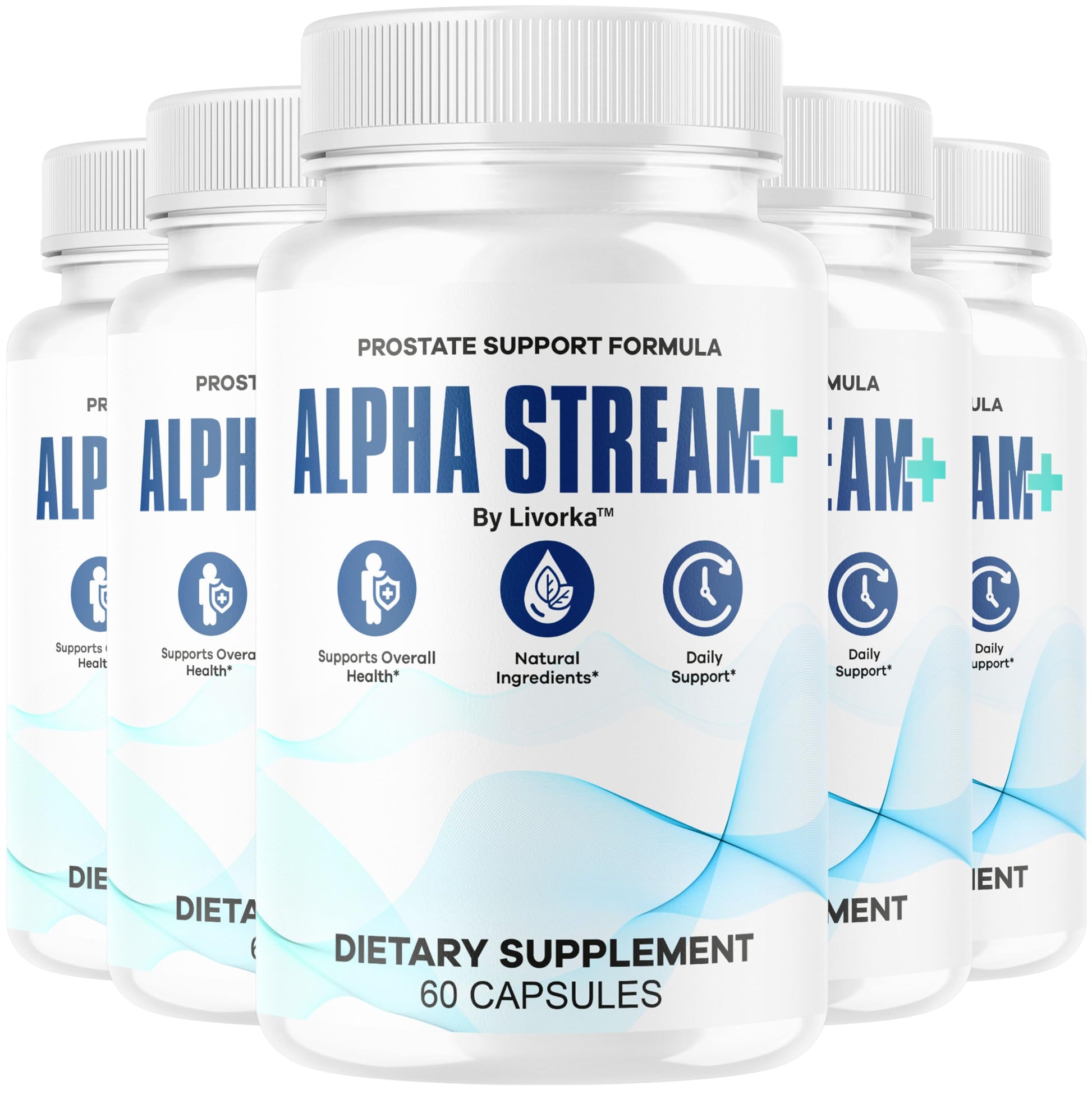 LIVORKA Alpha Stream Plus Health Capsules, 300 Capsules