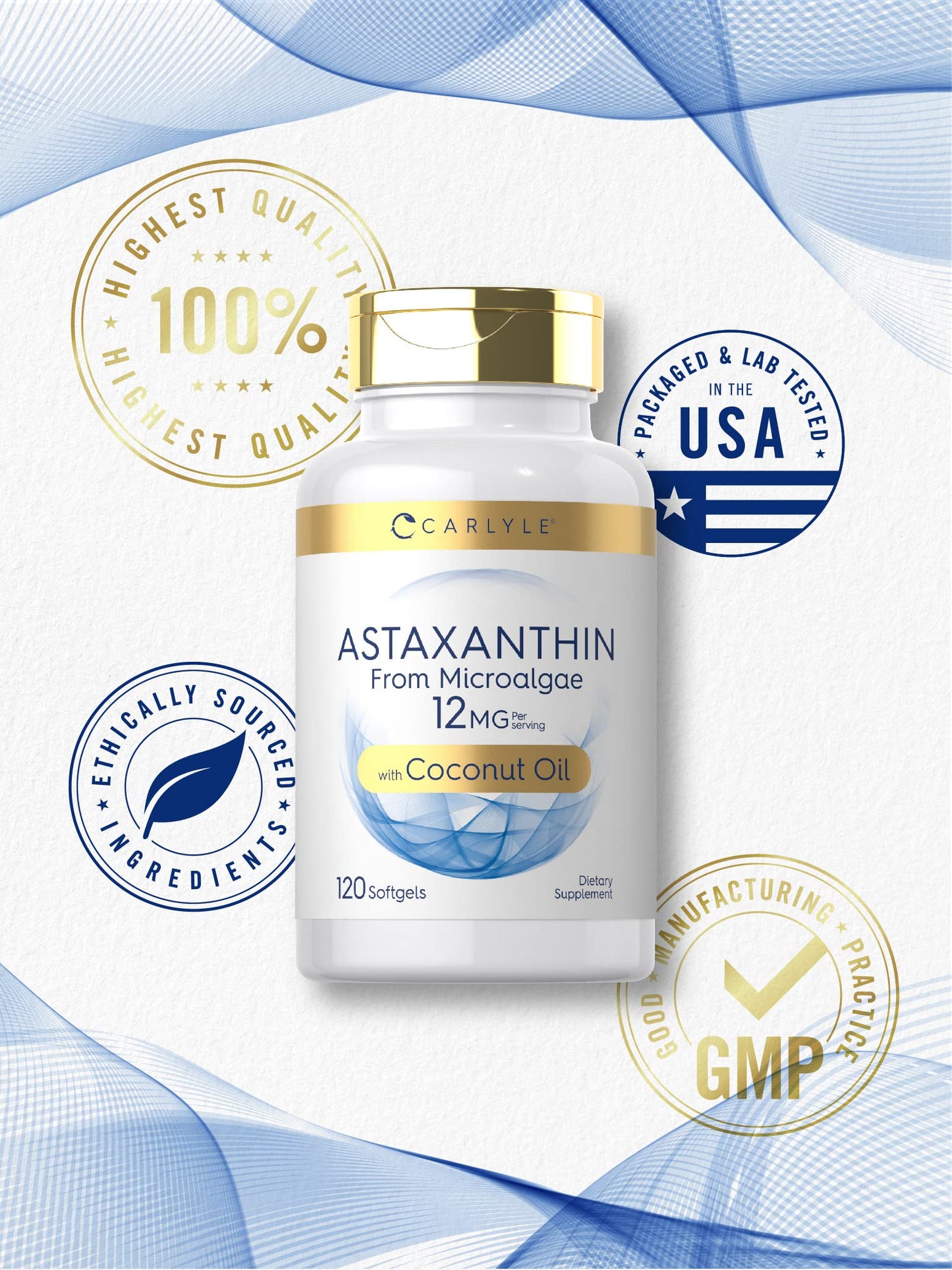 Carlyle Astaxanthin 12mg Softgels 120