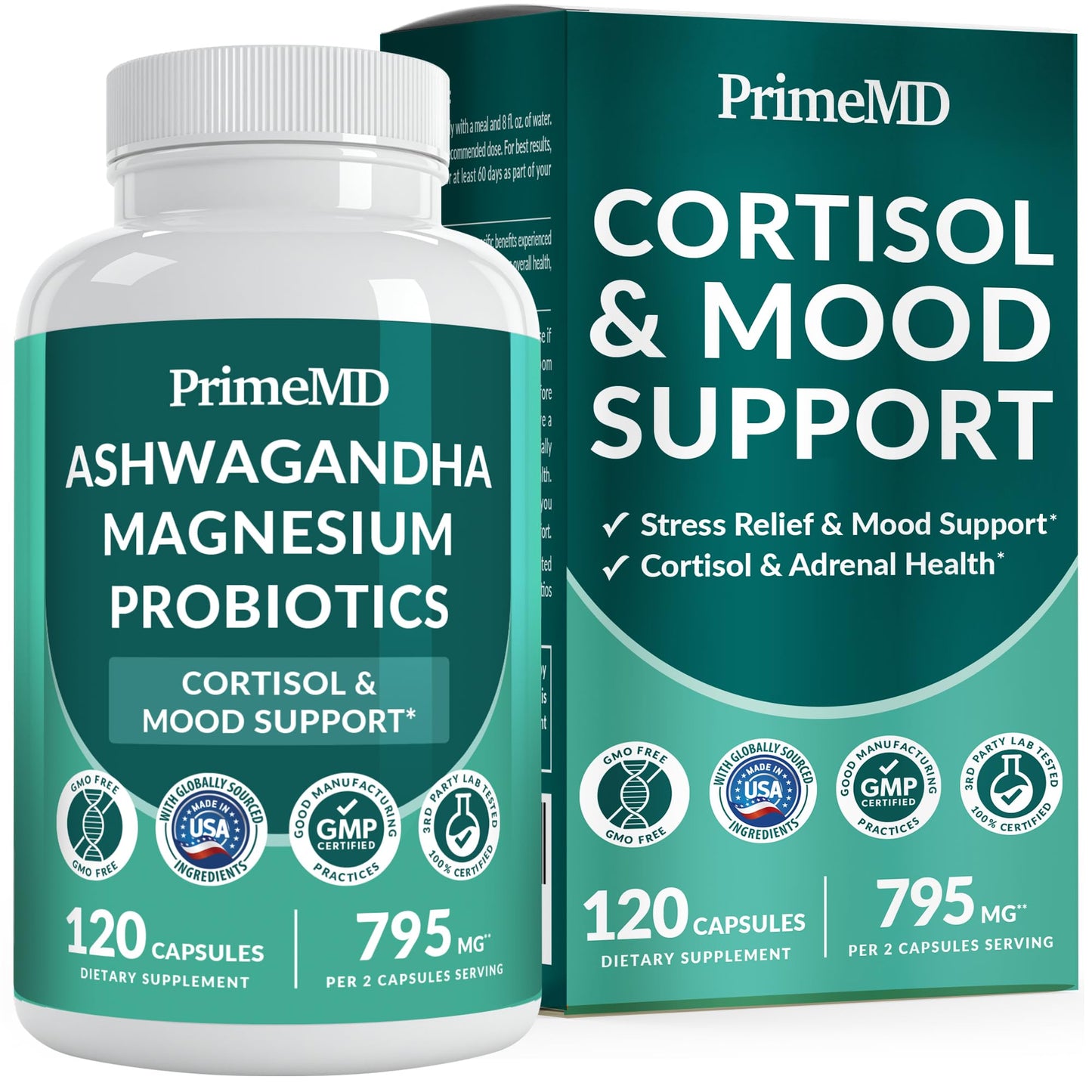 PrimeMD 5-in-1 Cortisol Capsule 120 Count