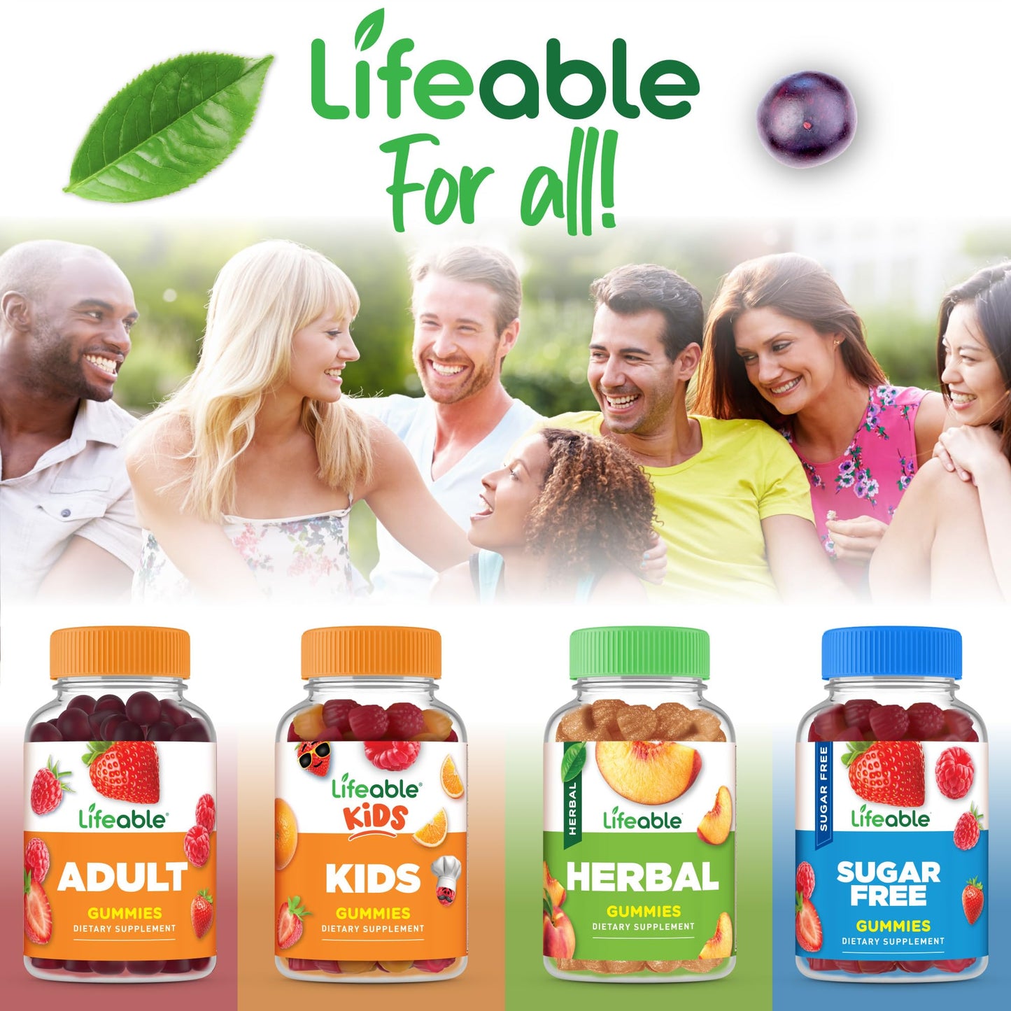 Lifeable Stress Aid Gummies for Teens 90 Count