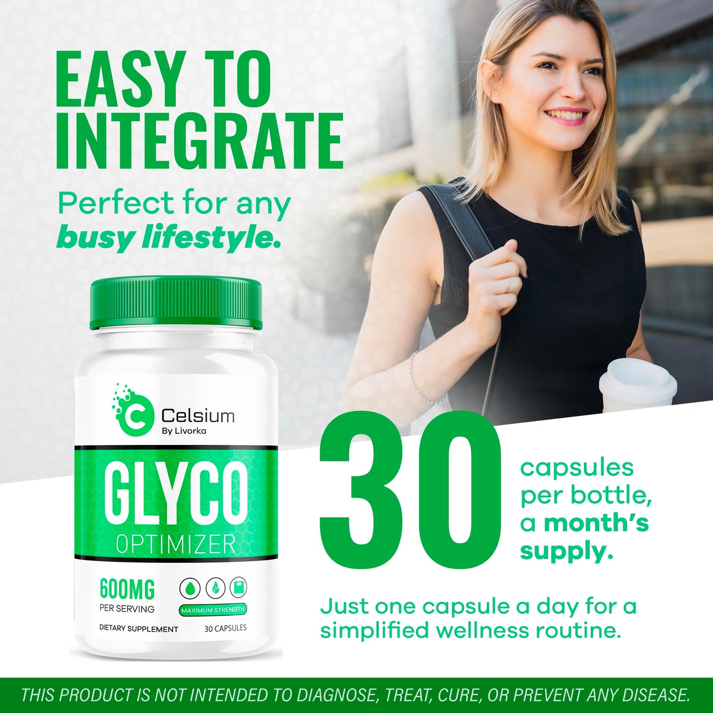 LIVORKA Celsium Glyco Optimizer Capsules, 60 Capsules