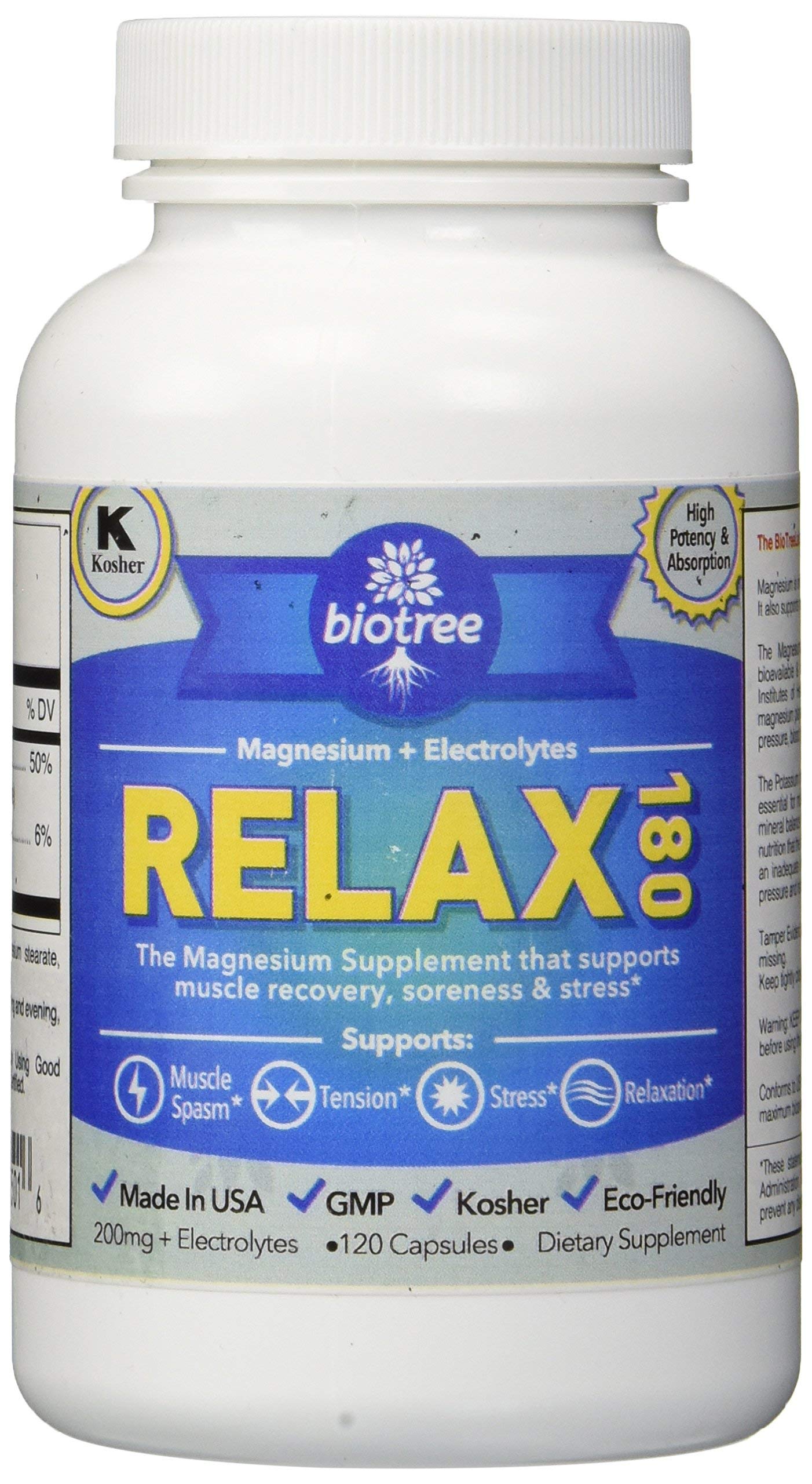 BioTree Labs Relax 180 Capsules, 1 Count