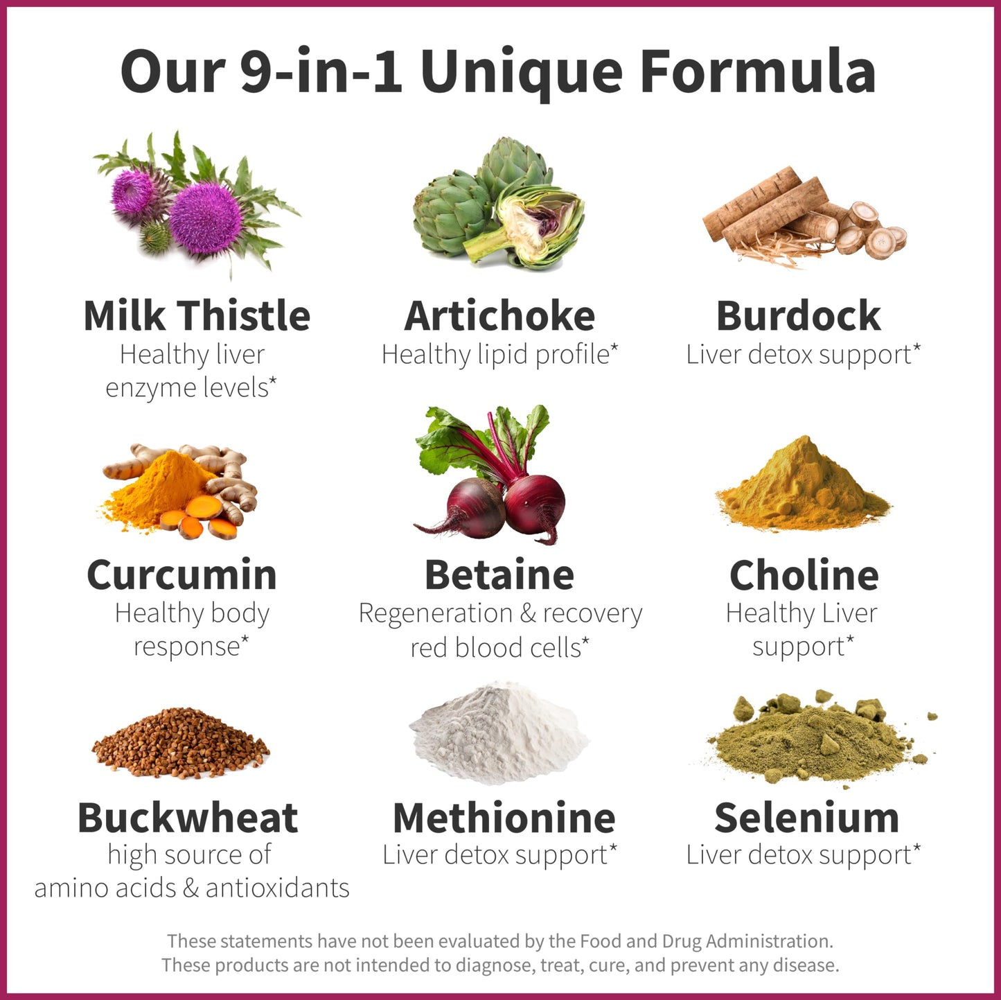 Unique Formula Liver Support Supplement 90 Capsules