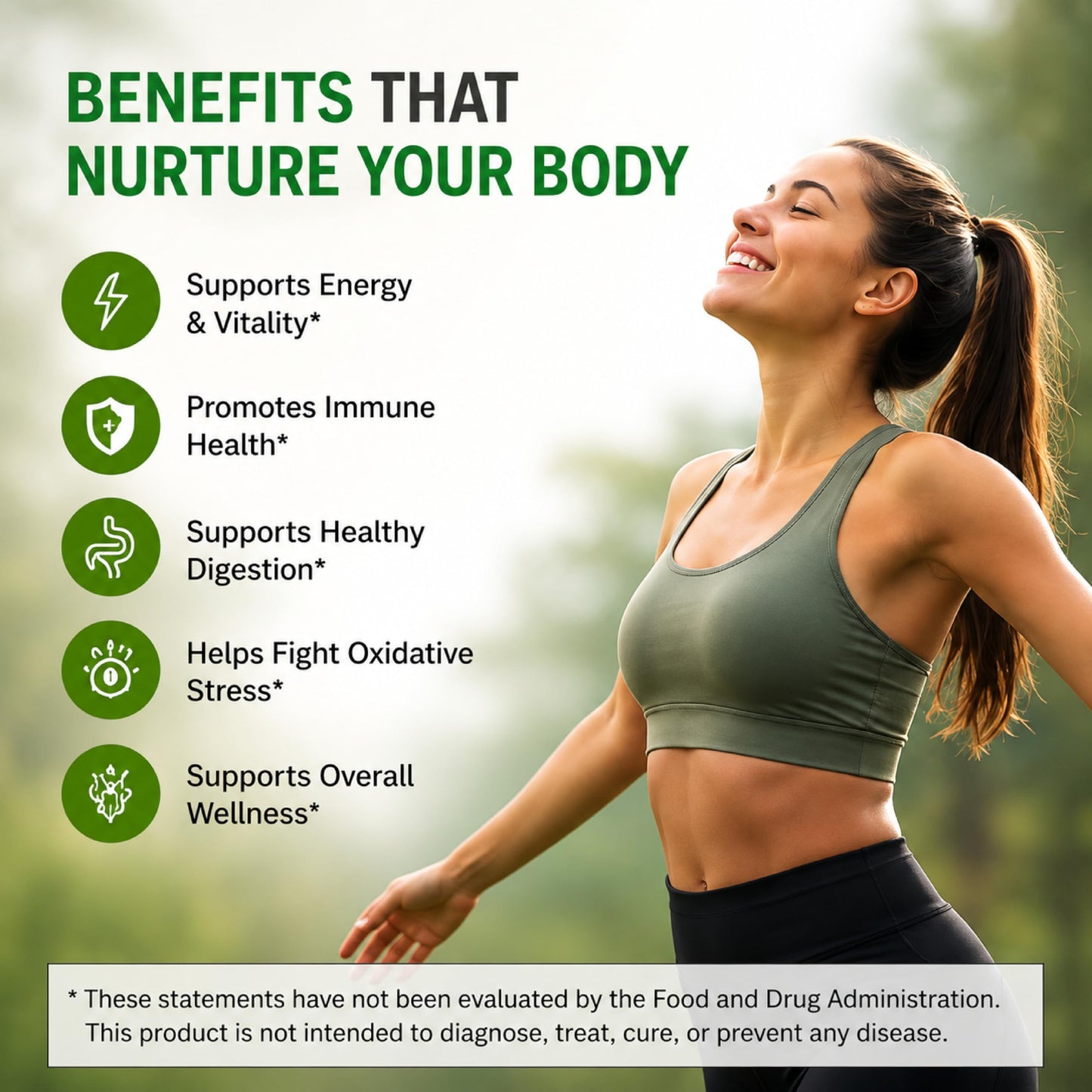 AlturaWise Moringa Capsules - Pure Moringa Oleifera Powder with Turmeric, Ginger & Black Pepper, 90 Capsules