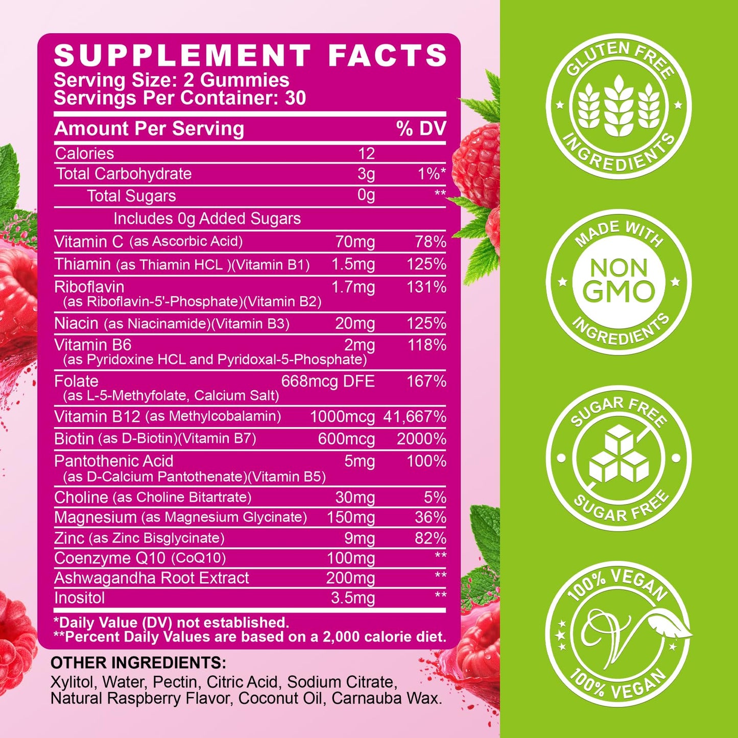 ReviNutra Vitamin B Complex Gummies, 60 Count