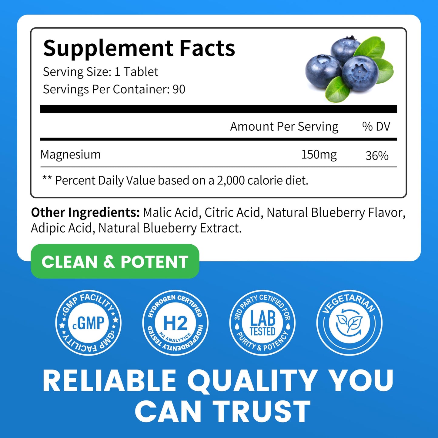Vitarevive H2 Molecular Hydrogen Water Tablets, 270 Tablets