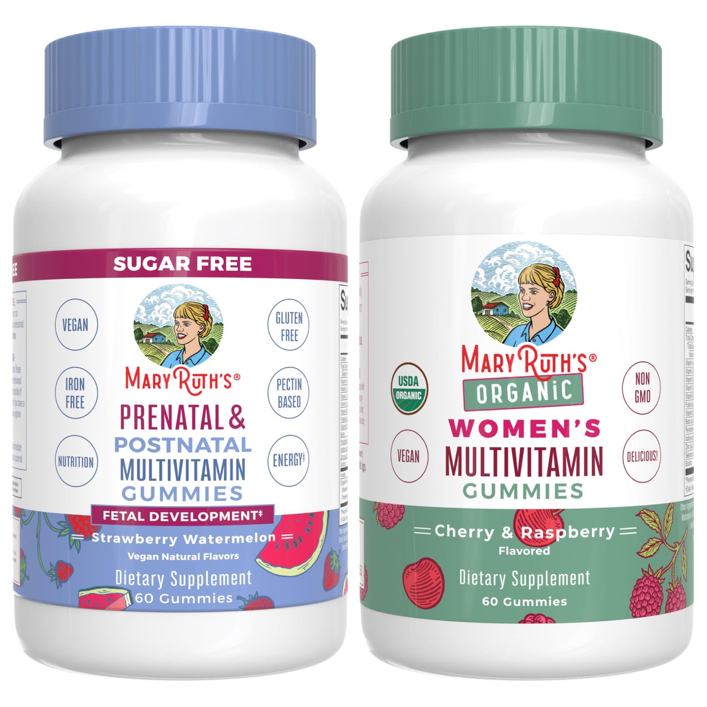 MARYRUTH'S Prenatal Postnatal Multivitamin Gummies, 120 Count