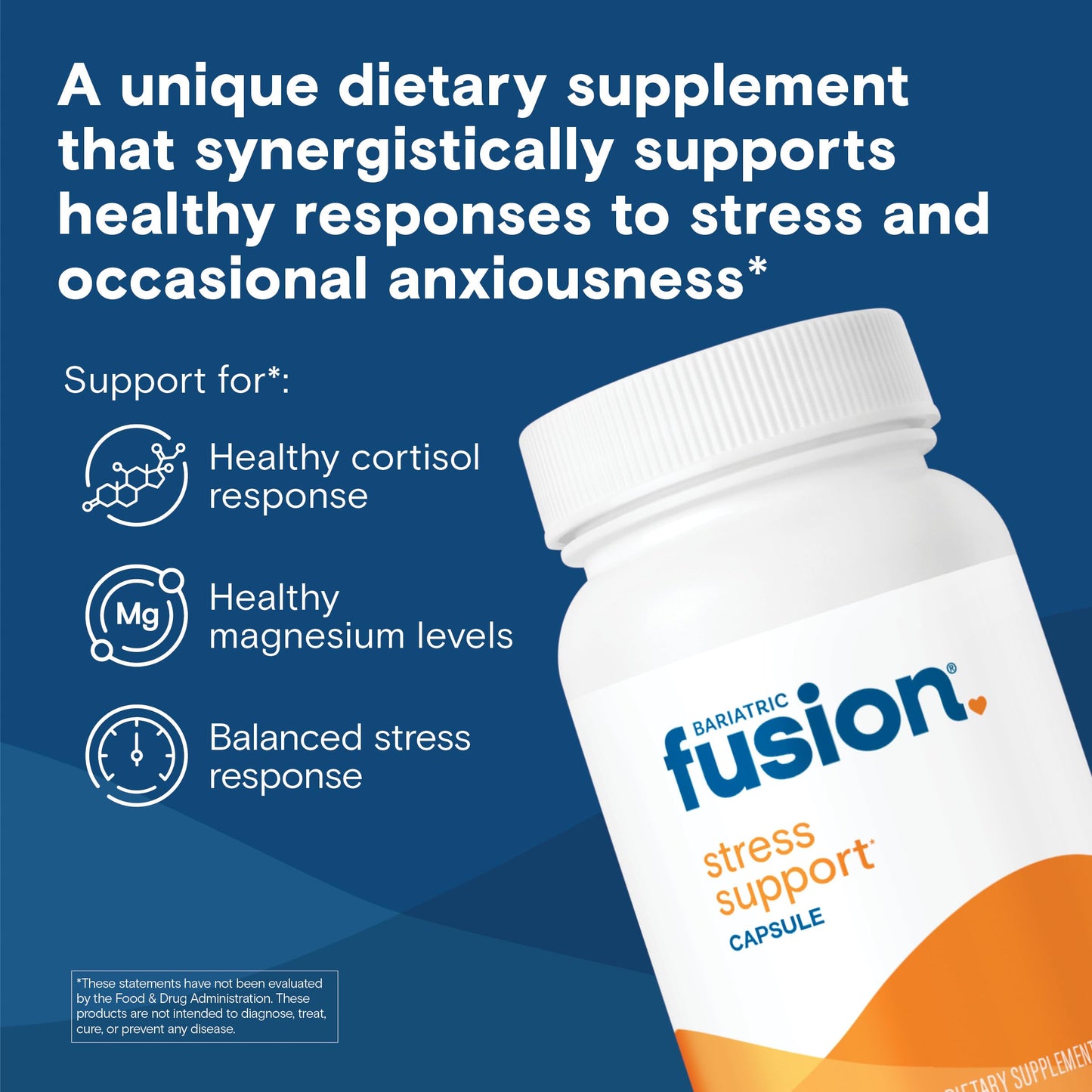 Bariatric Fusion Stress Support Capsule, 60 Count