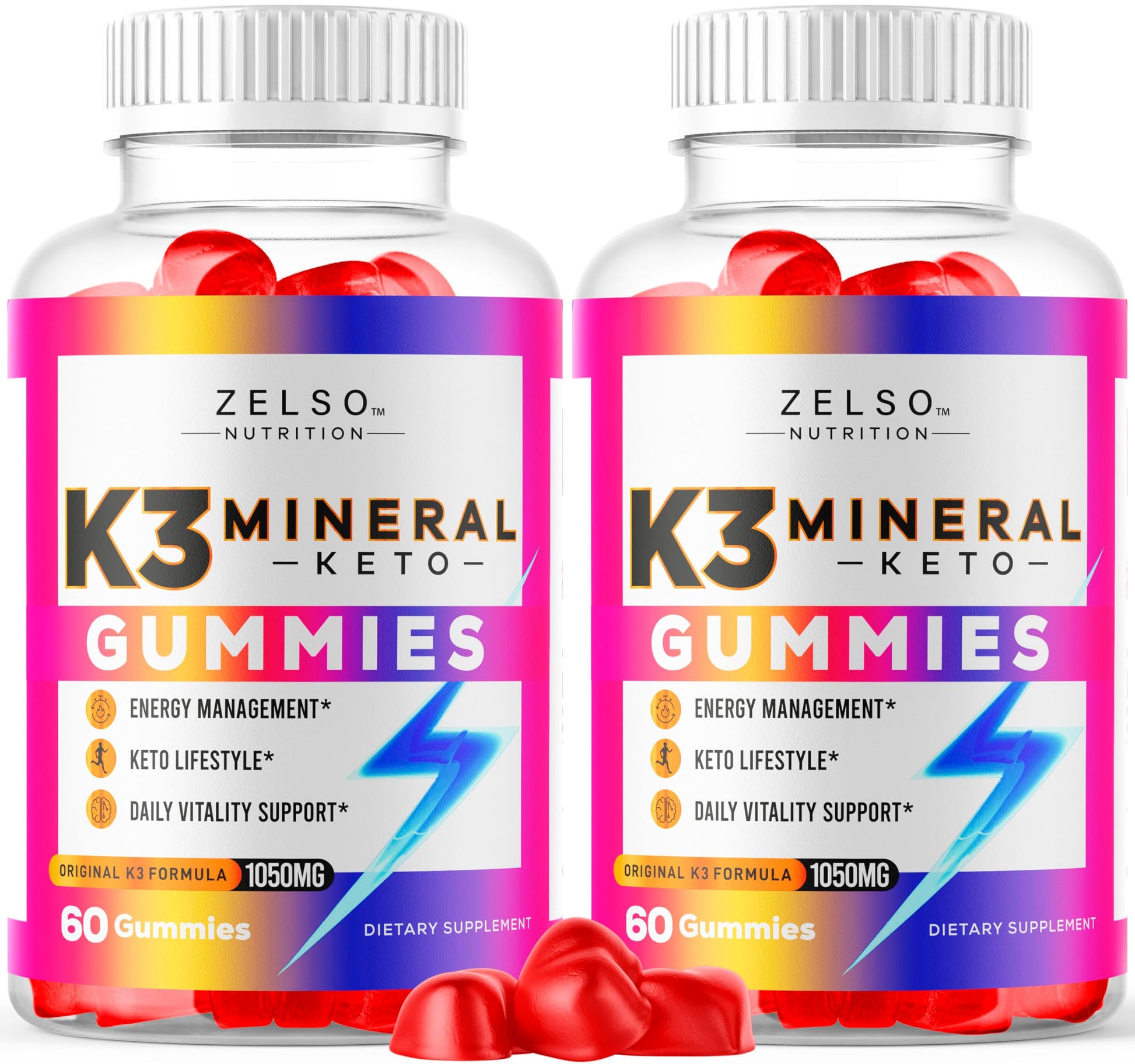 ZELSO K3 Mineral Keto Gummies 120 Count