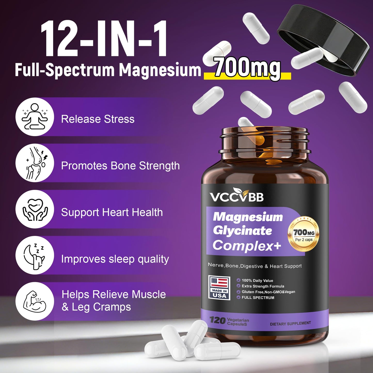 VCCVBB Magnesium Complex Capsule 1 Count