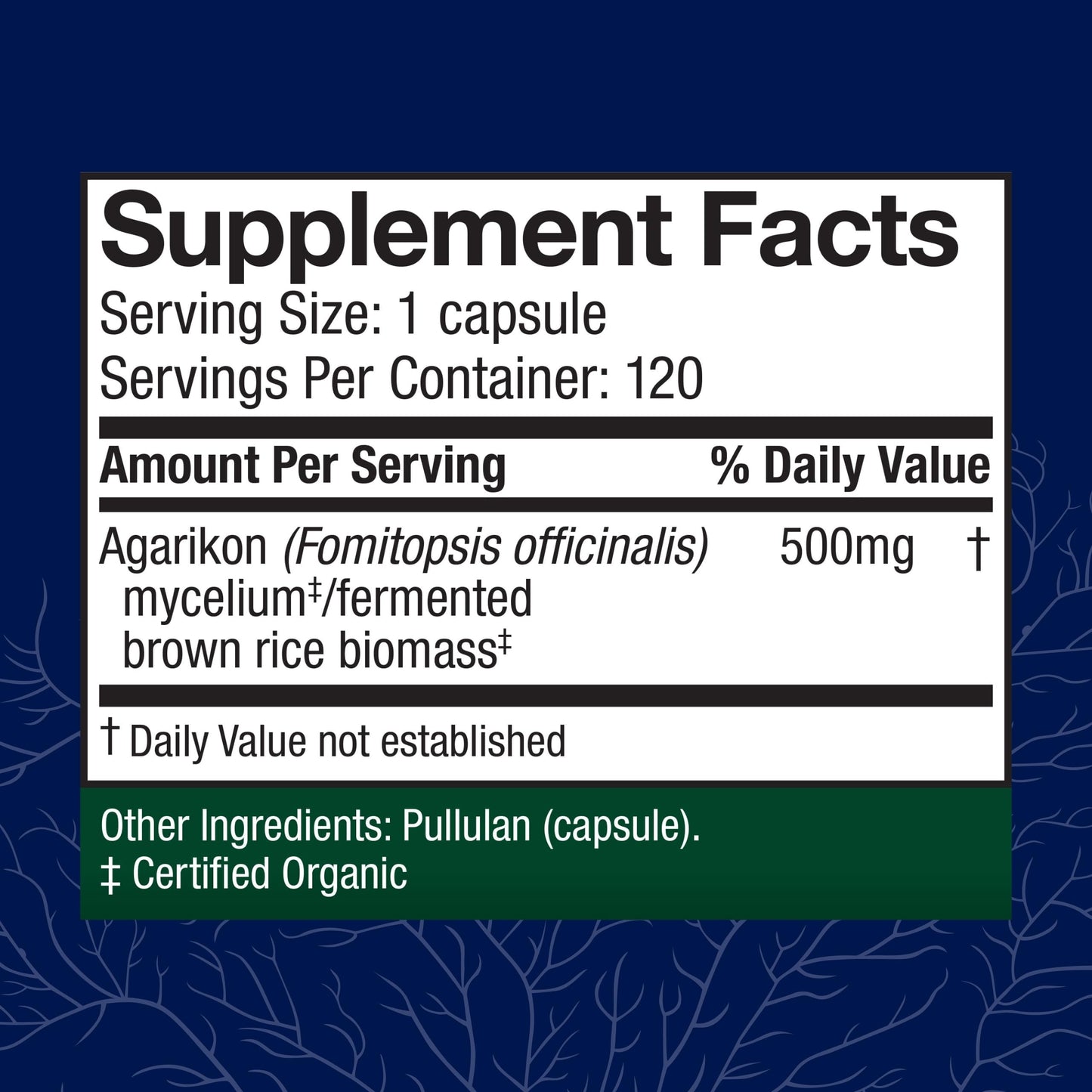 Host Defense Agarikon Capsules 120 Count