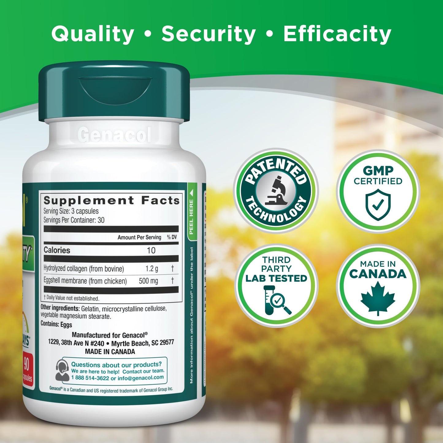 Genacol Joint & Mobility – Eggshell Membrane & Collagen Capsule, 90 Count