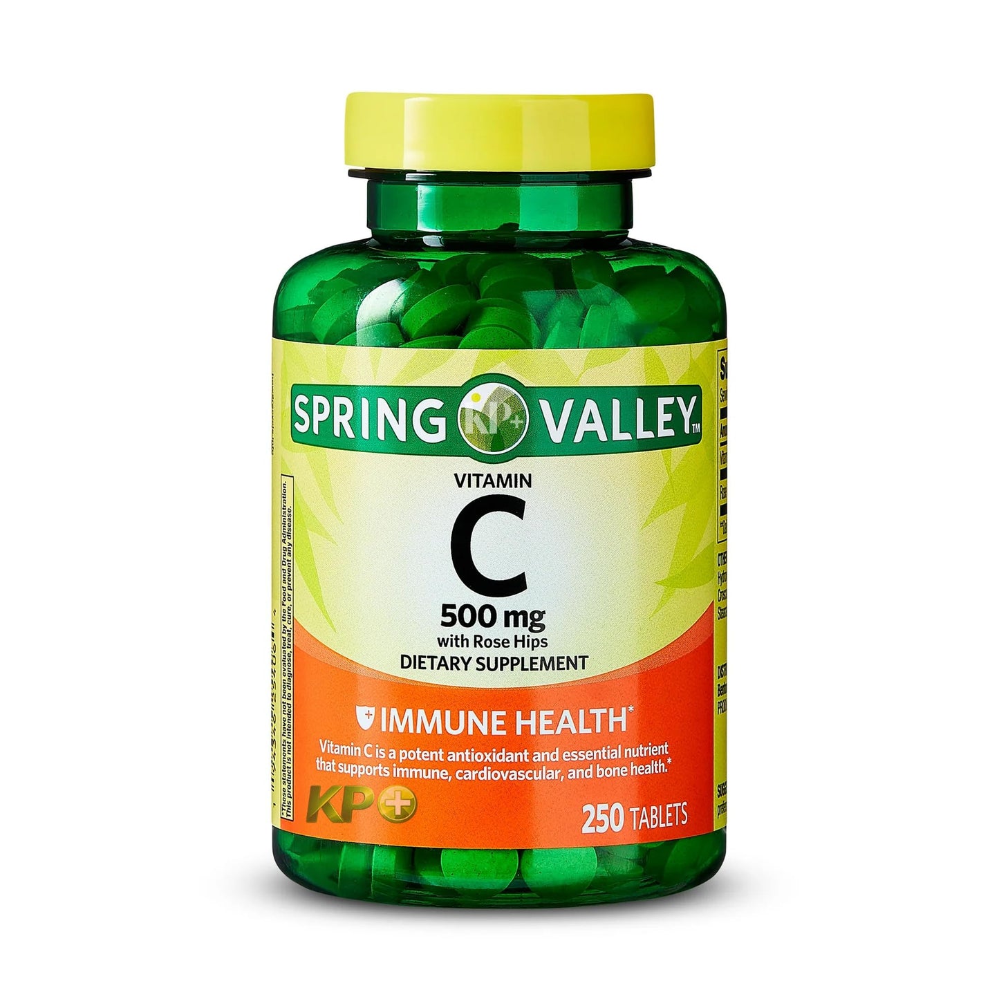 KP+ Vitamin C 500 mg with Rose Hips Tablet, 250 Tablets