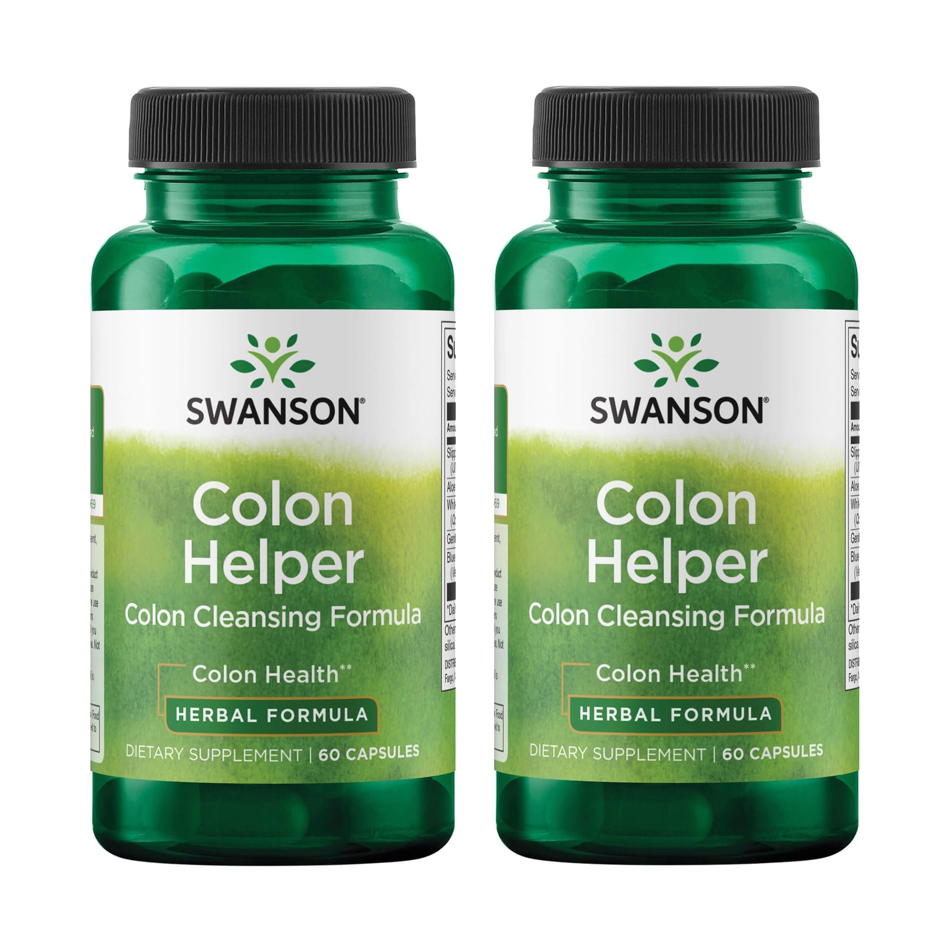 Swanson Colon Helper Herbal Digestive Supplement Capsule, 120 Capsules