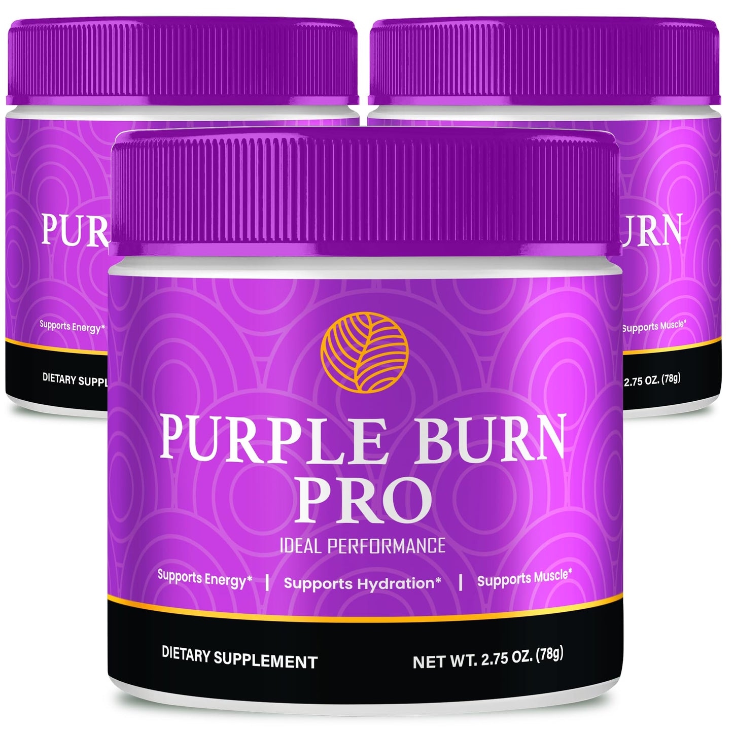 IDEAL PERFORMANCE Purple Burn Pro Powder, 6 Count