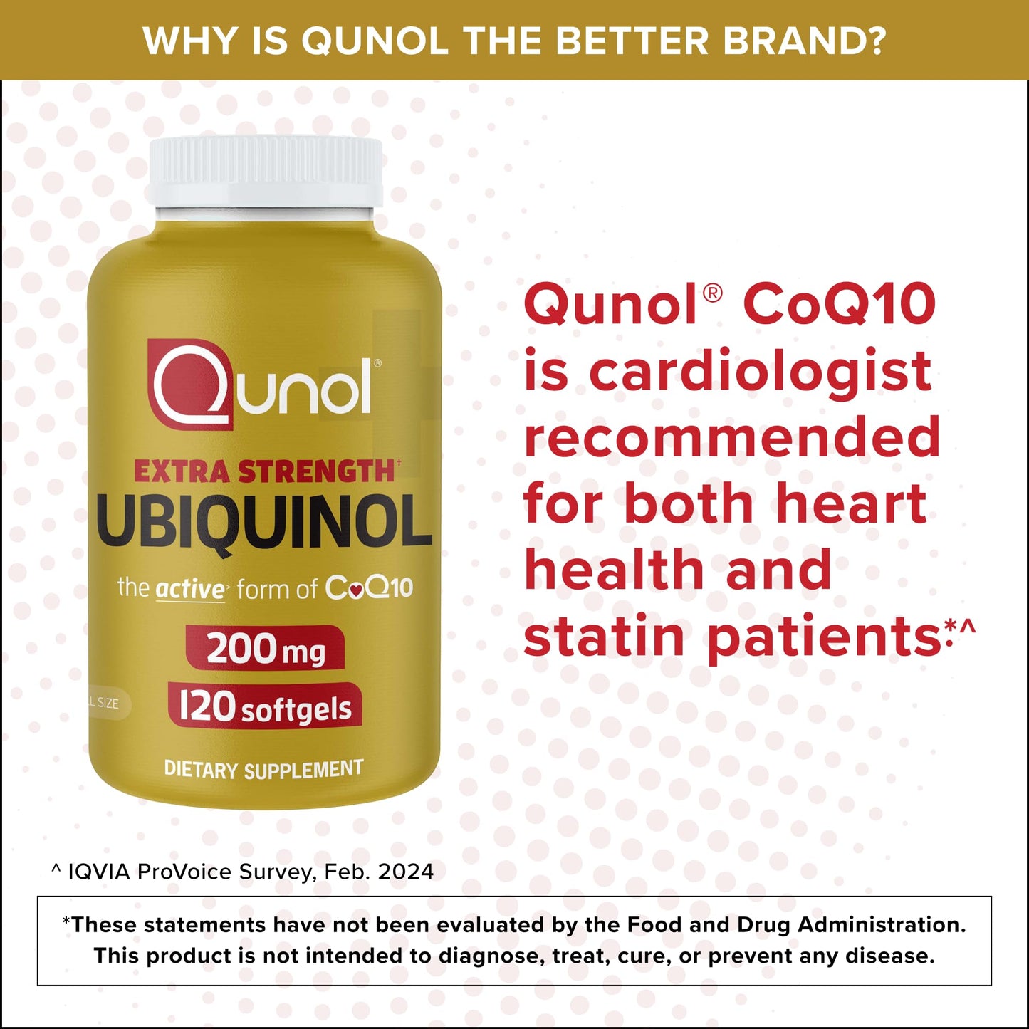 Qunol Ubiquinol CoQ10 200mg Softgels, 120 Count