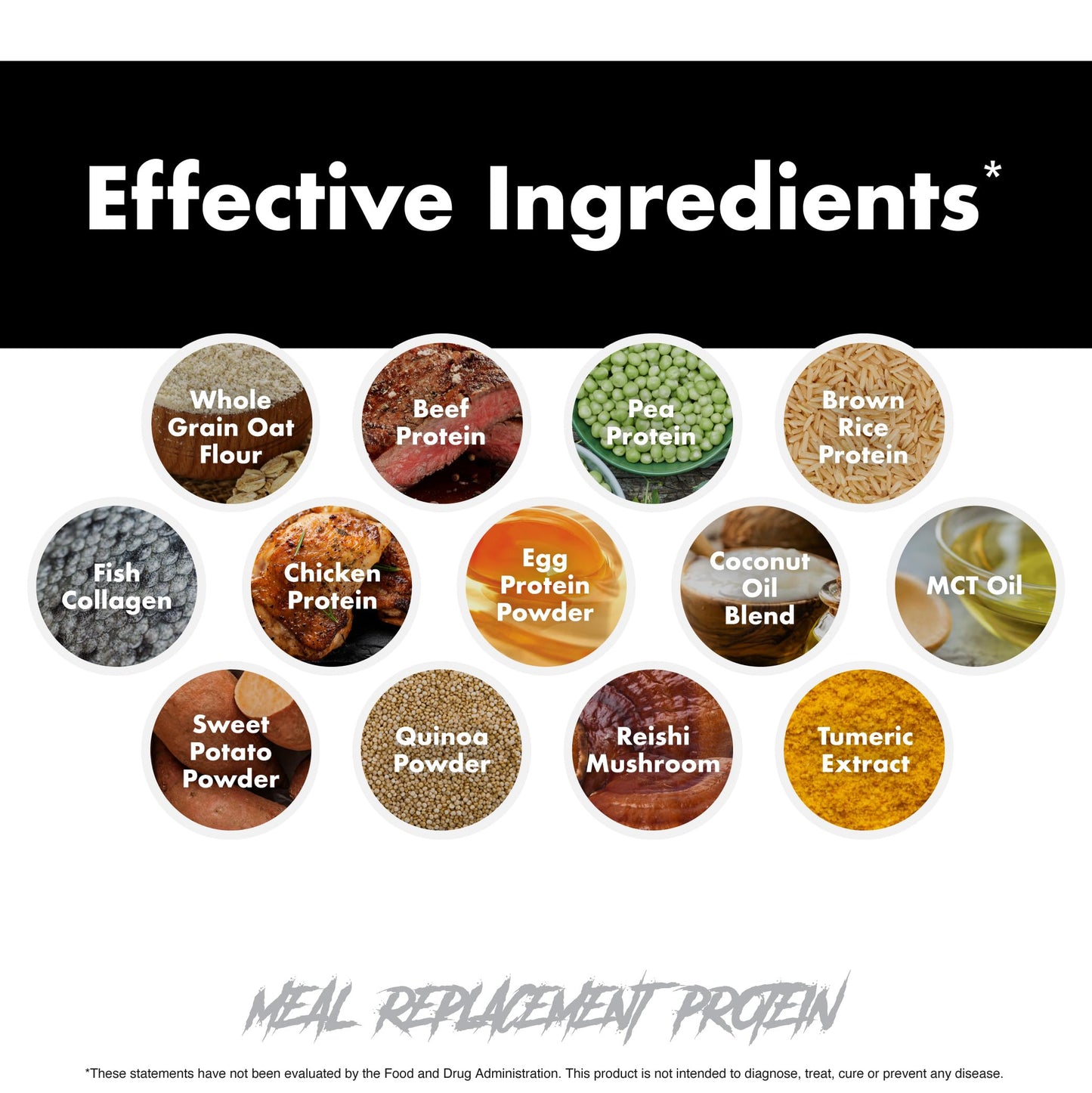 Anabolic Warfare Meal Replacement Protein Powder 114.6