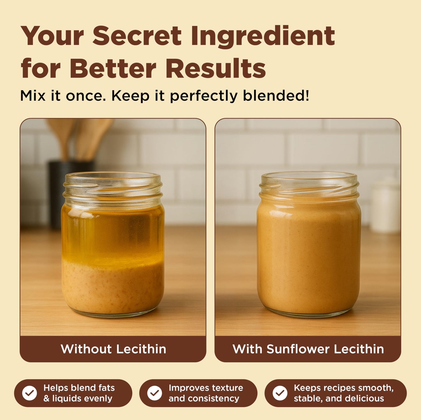Healthier Comforts Sunflower Lecithin Powder 12 oz