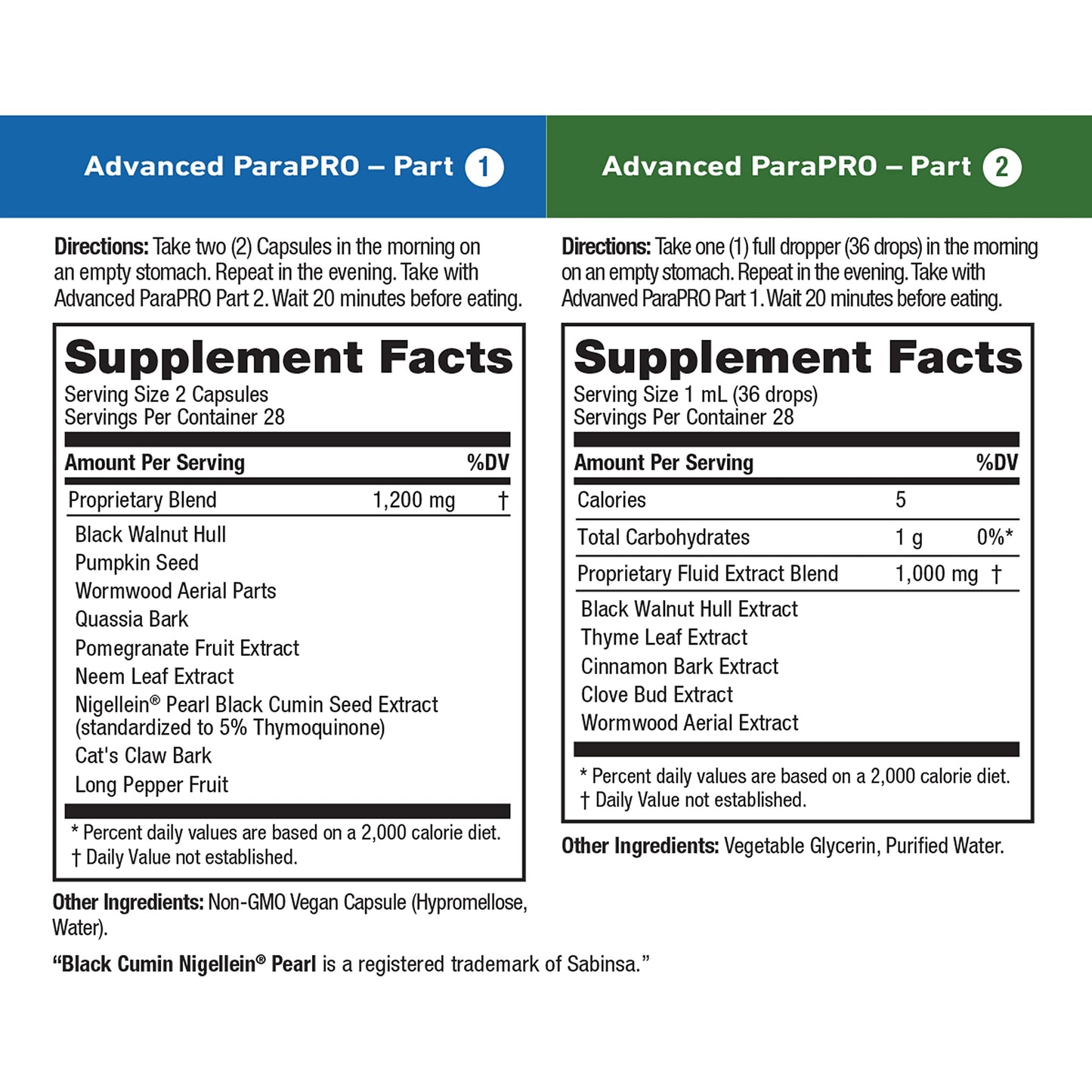 Vital Planet Vital ParaPRO Intestinal Cleanse Capsules, 56