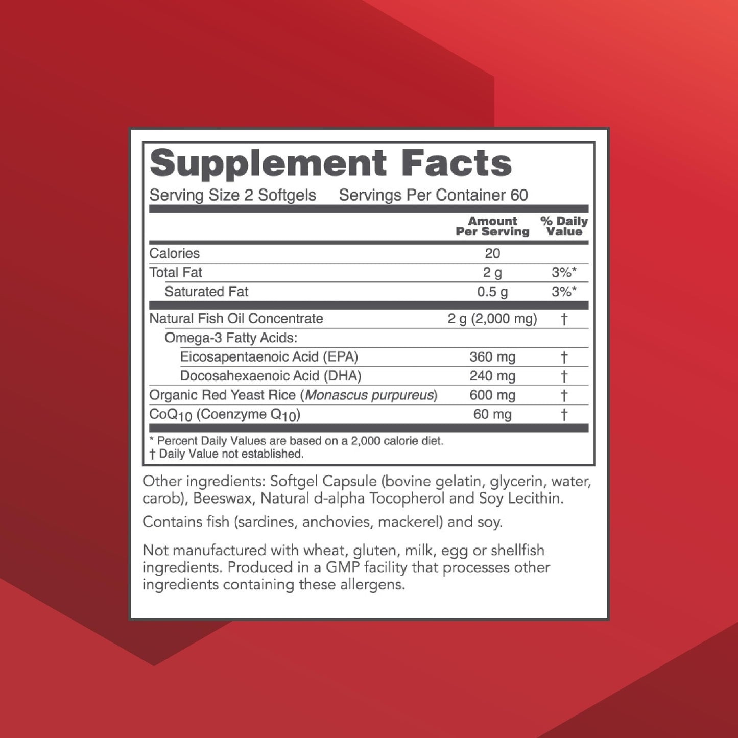 PROTOCOL FOR LIFE BALANCE Cardio Tri-Plex Heart Health Formula 120 Softgels