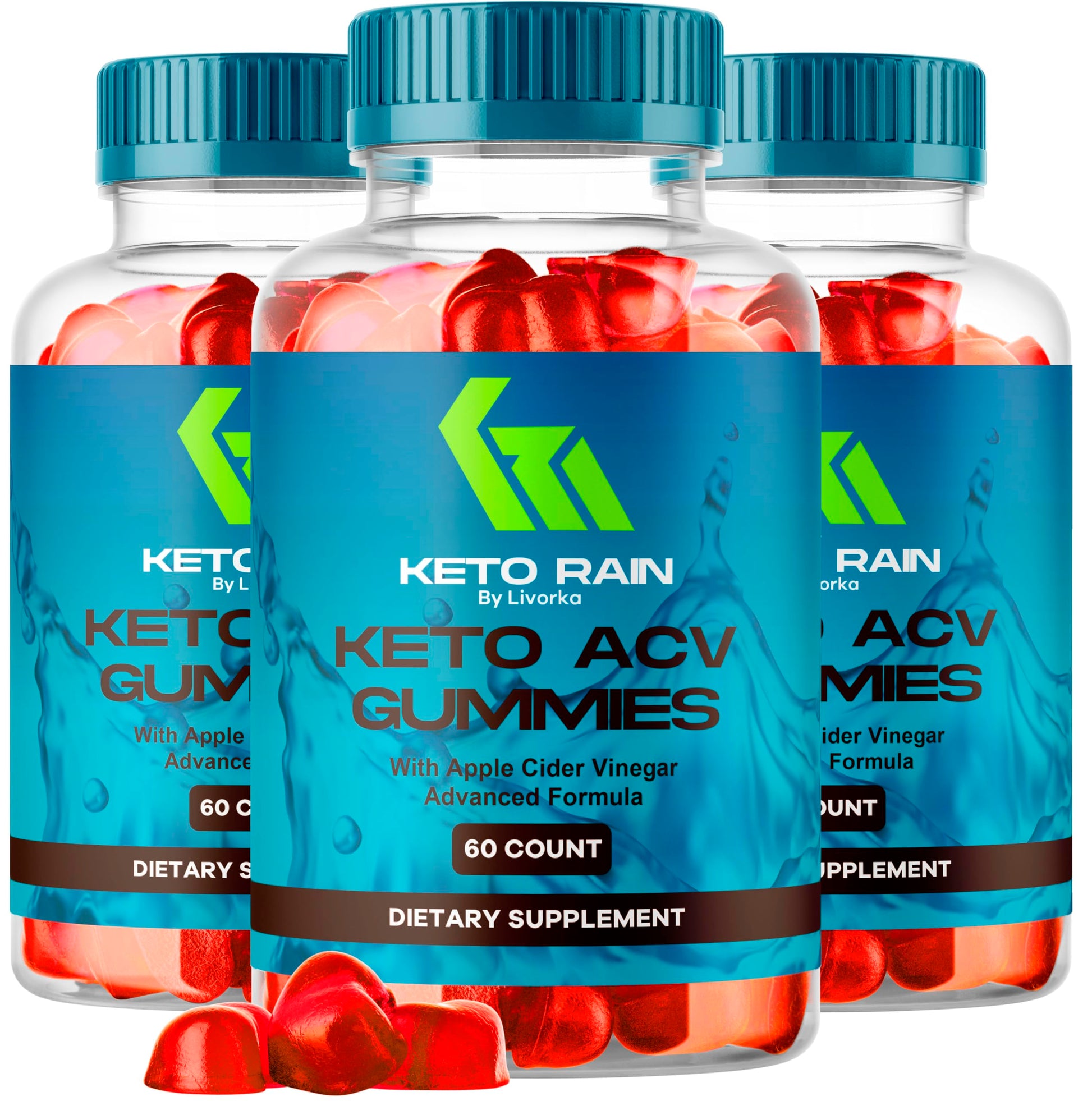 LIVORKA Keto Rain ACV Gummies 180 Gummies