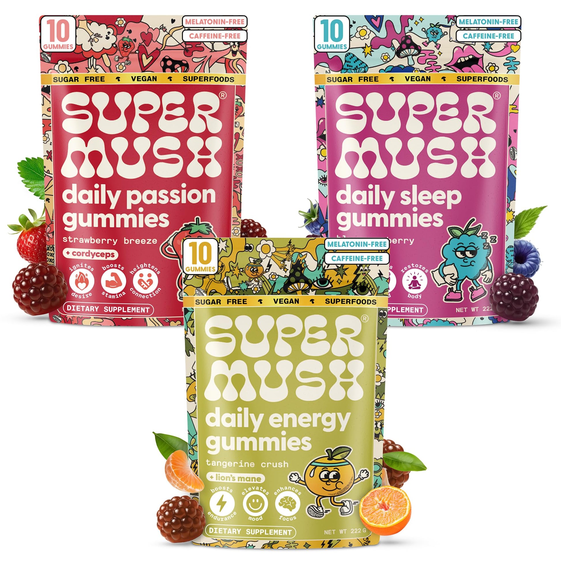 SuperMush Daily Gummies 30 Count