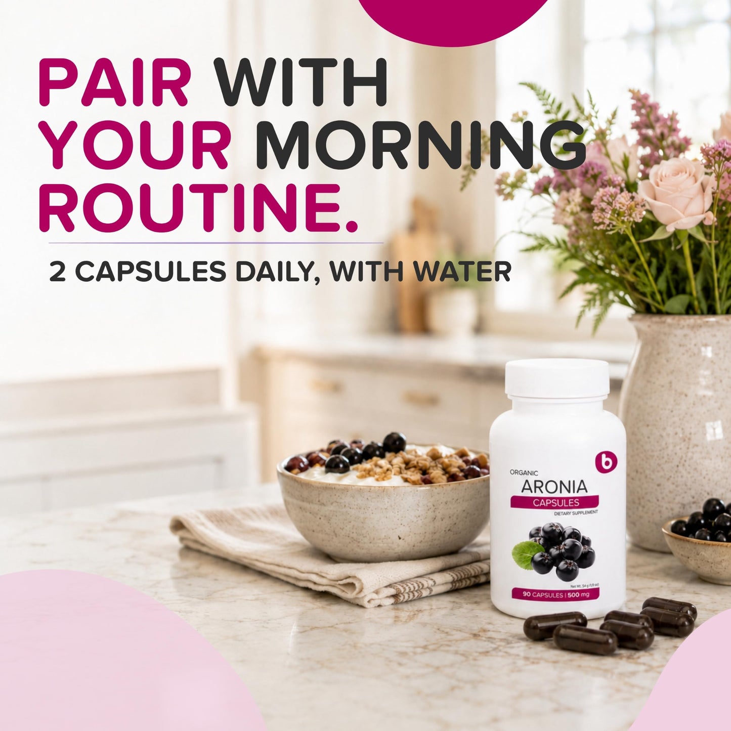 b Aronia Berry Capsules 90 Capsules